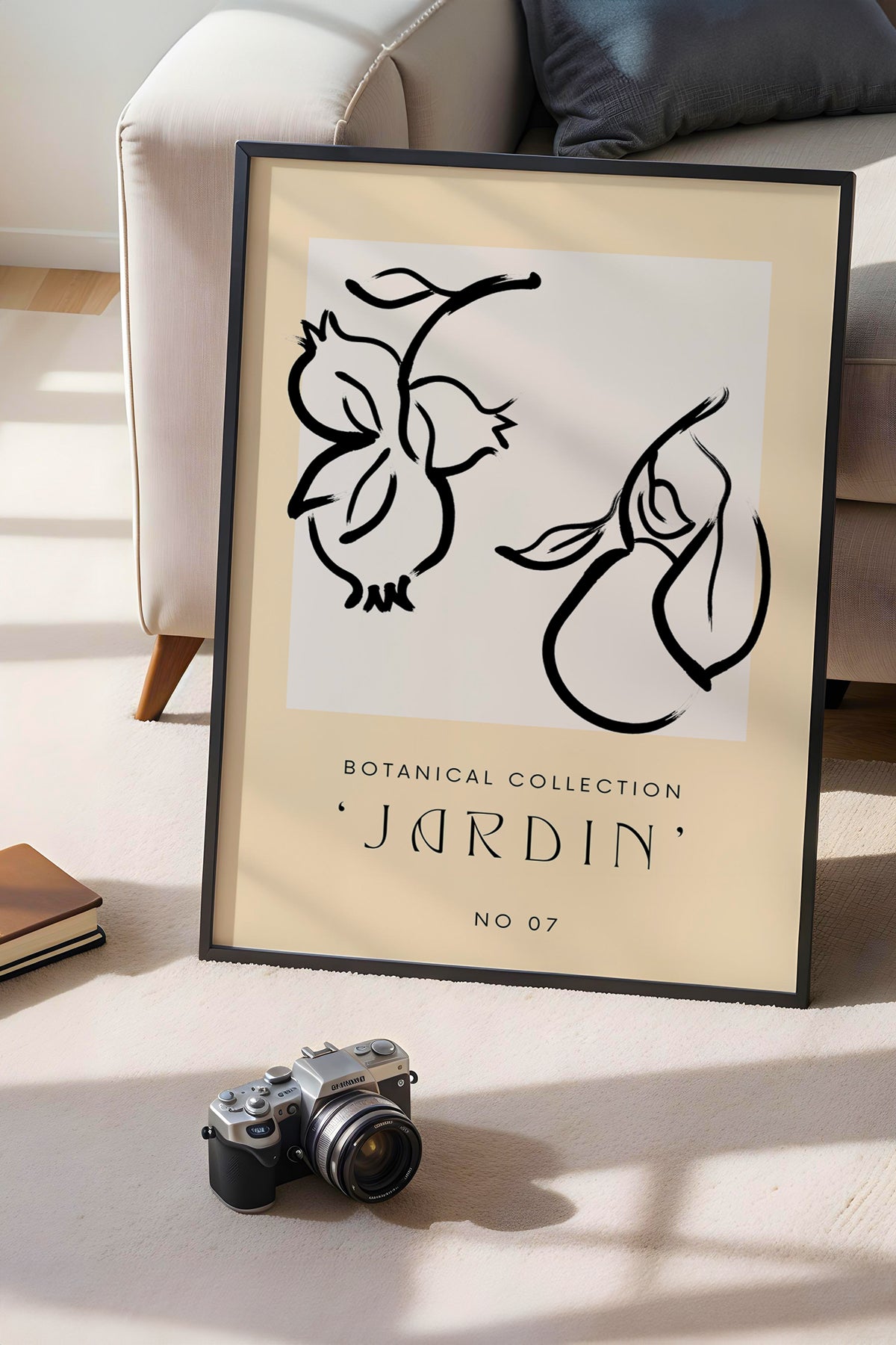 Bohemian Serisi Siyah Çerçeveli Poster, Tablo No:119