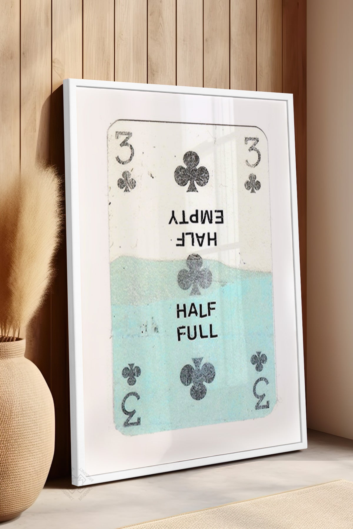 Lucky You Serisi Beyaz Çerçeveli Poster, Tablo Duvar Dekoru No:103
