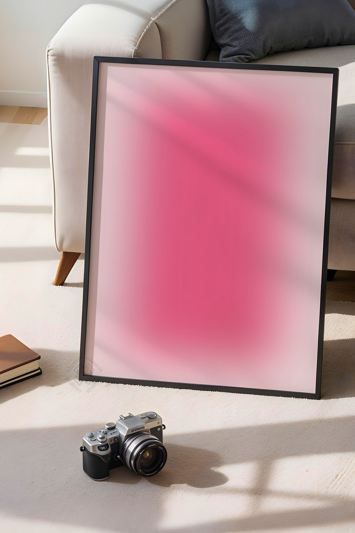 Aura Serisi Siyah Çerçeveli Poster, Tablo No:82