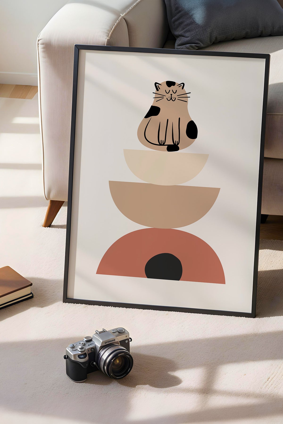 Bohemian Serisi Siyah Çerçeveli Poster, Tablo No:19