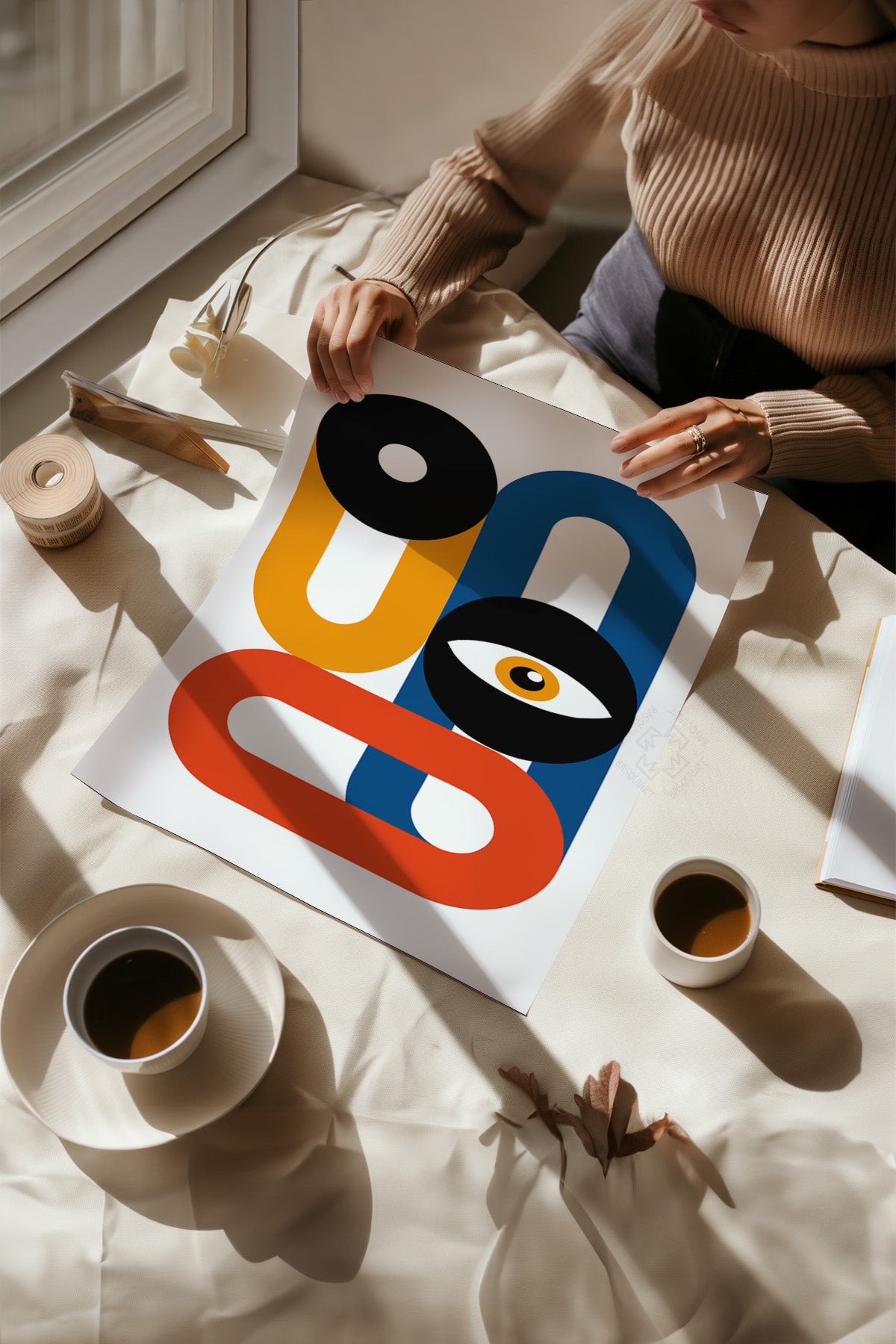 Bauhaus Serisi Poster, Duvar Dekoru No:2
