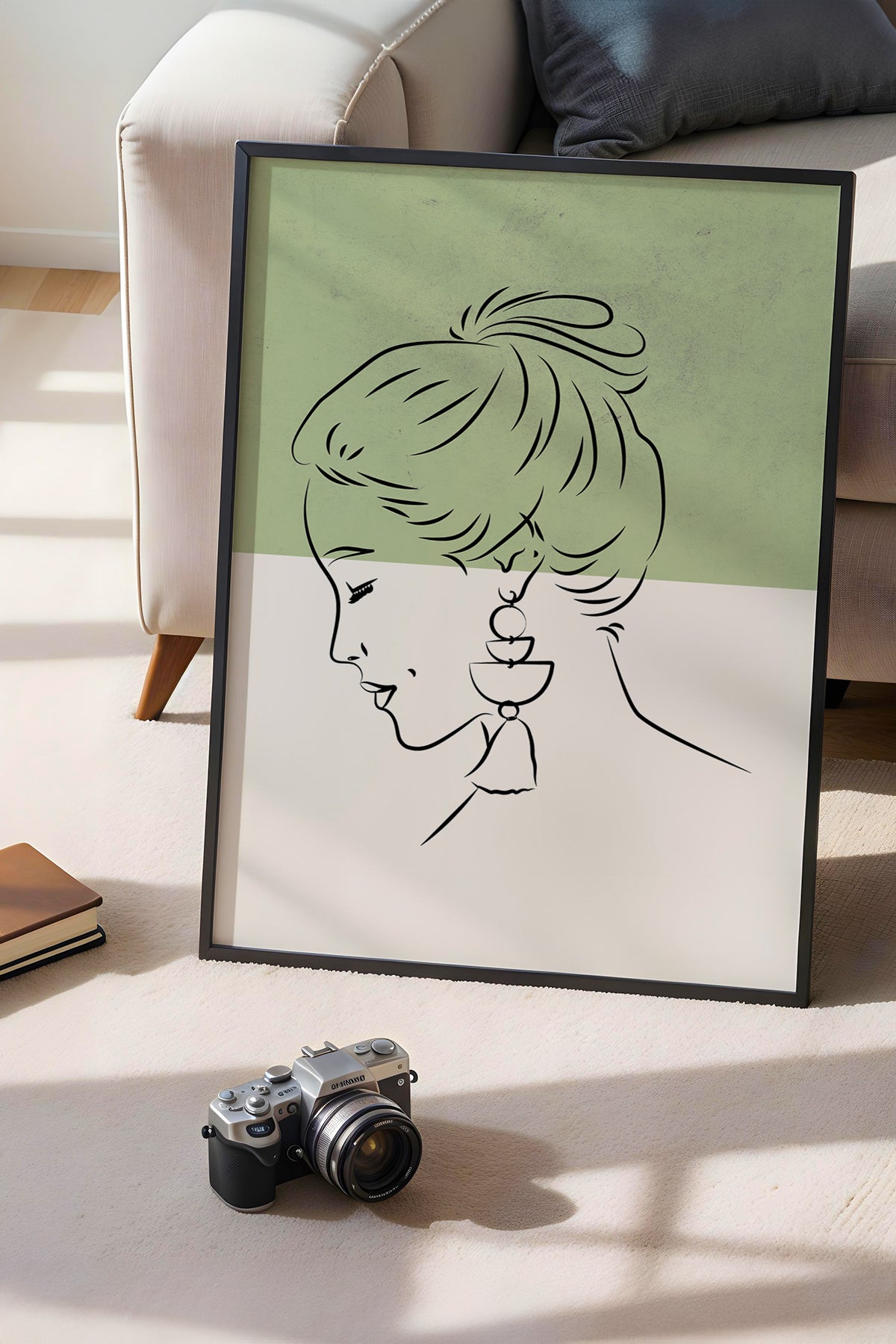 Bohemian Serisi Siyah Çerçeveli Poster, Tablo No:52