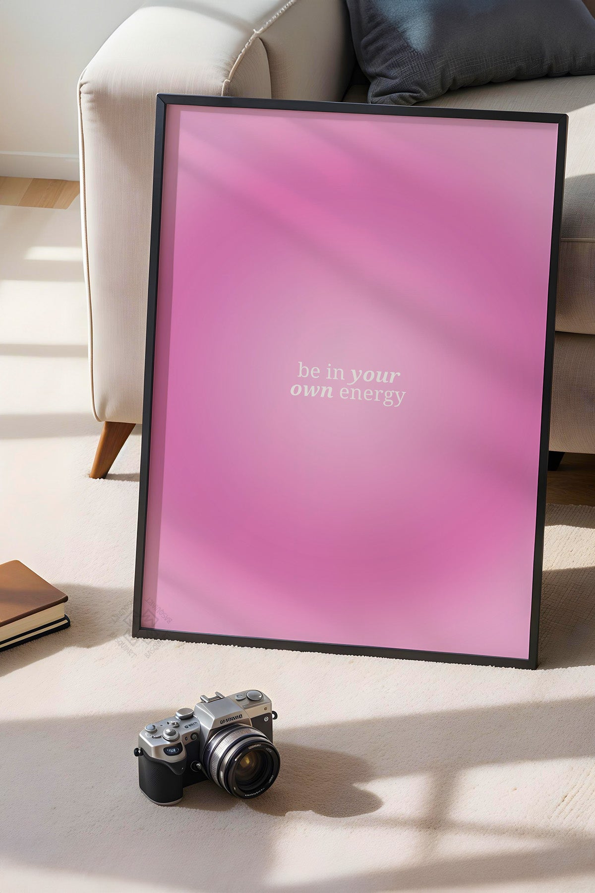 Aura Serisi Siyah Çerçeveli Poster, Tablo No:106