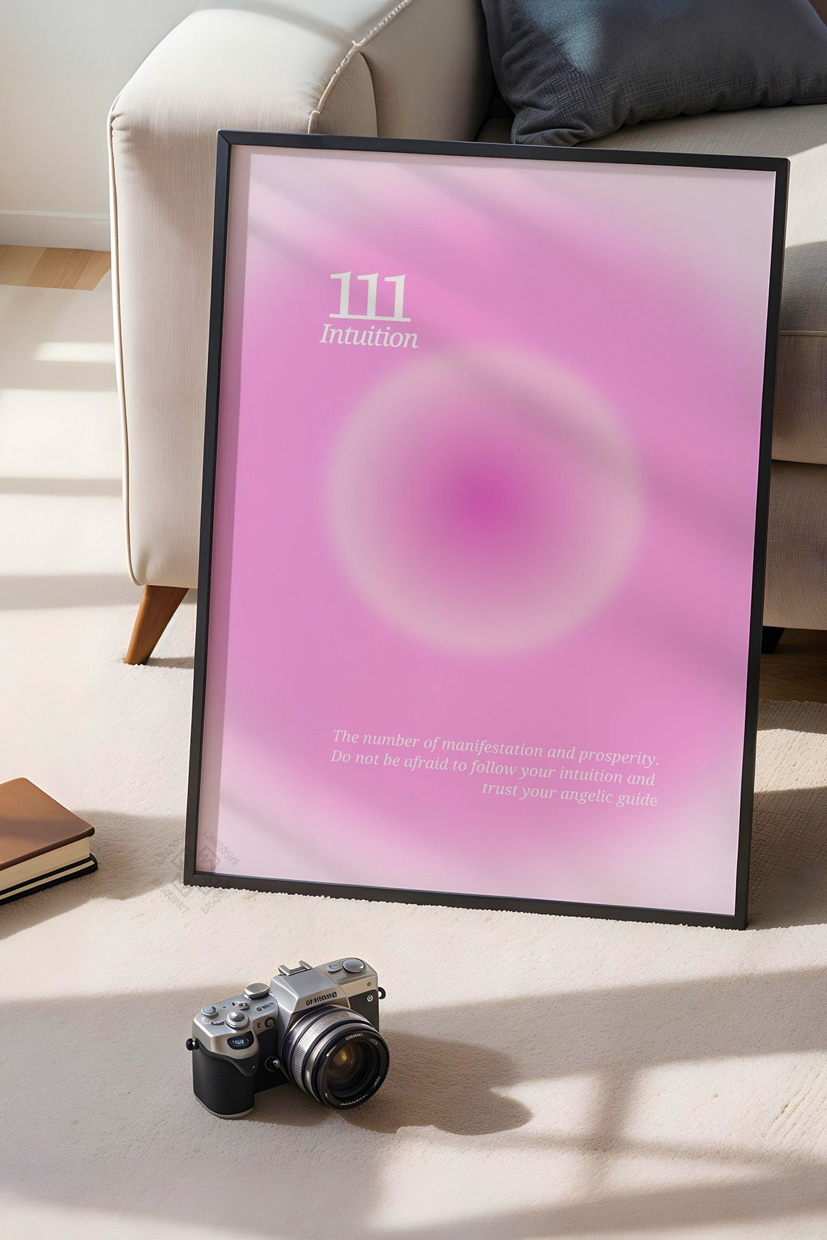 Aura Serisi Siyah Çerçeveli Poster, Tablo No:166