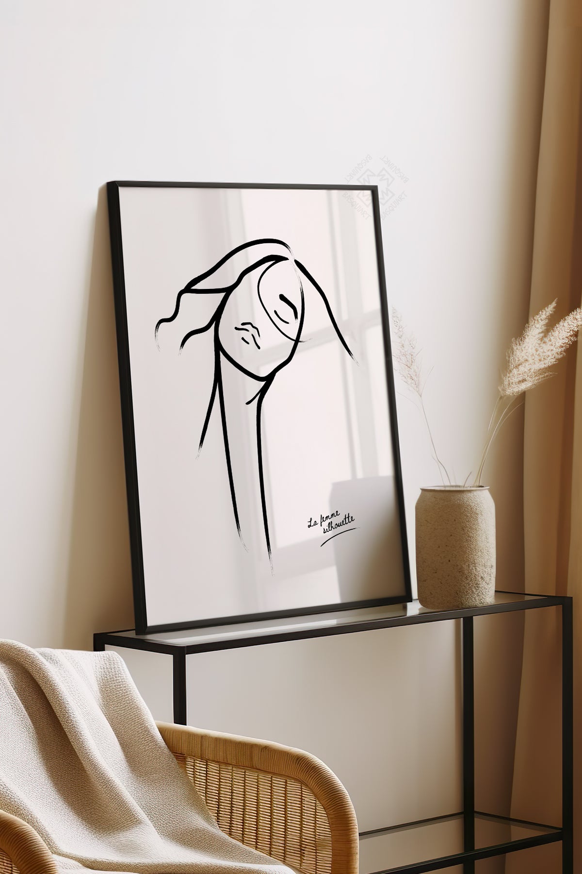 Bohemian Serisi Siyah Çerçeveli Poster, Tablo No:86