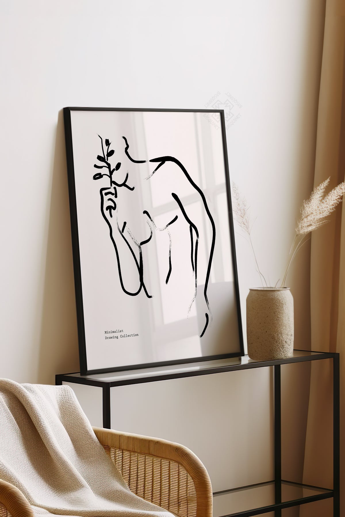 Bohemian Serisi Siyah Çerçeveli Poster, Tablo No:95