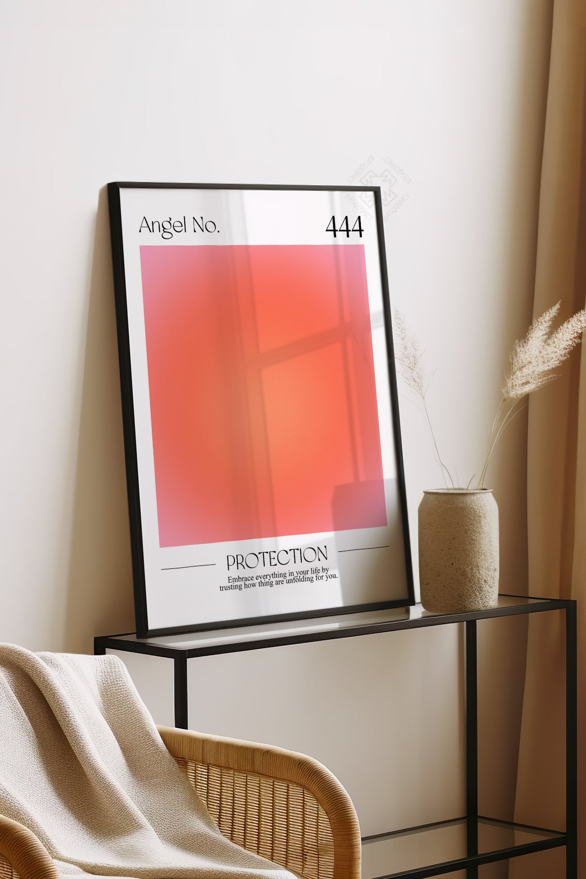 Aura Serisi Siyah Çerçeveli Poster, Tablo No:8
