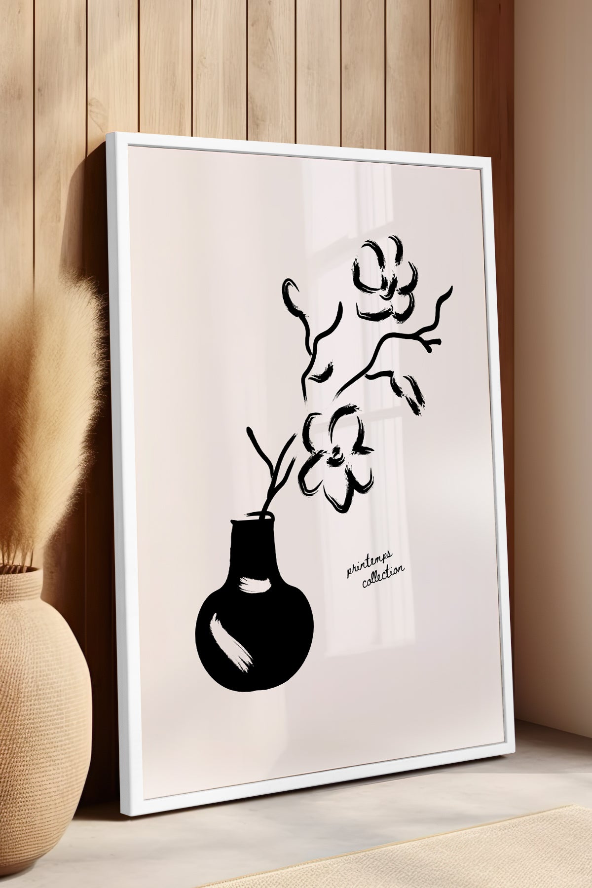 Bohemian Serisi Beyaz Çerçeveli Poster, Tablo No:109