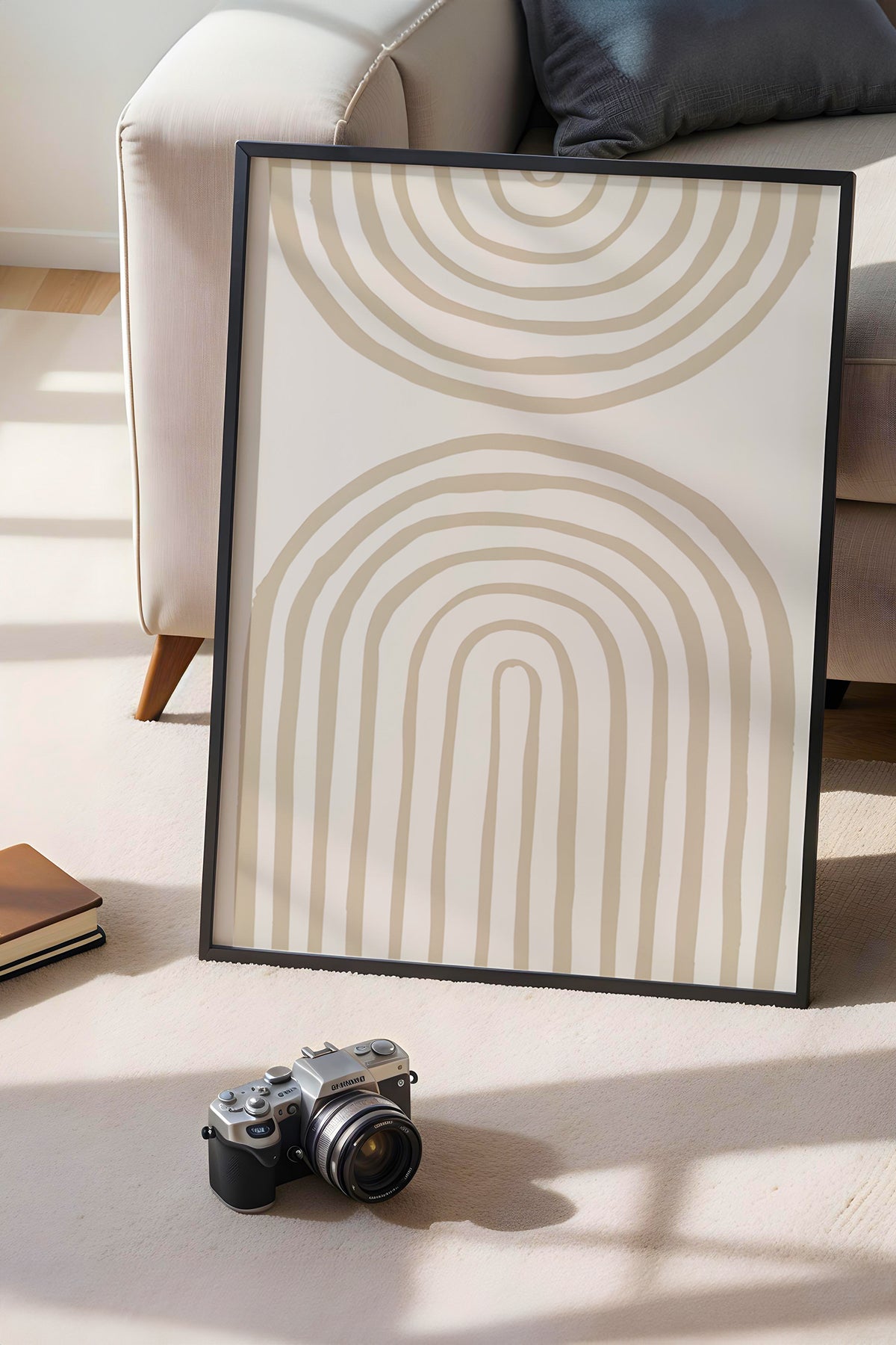 Bohemian Serisi Siyah Çerçeveli Poster, Tablo No:25