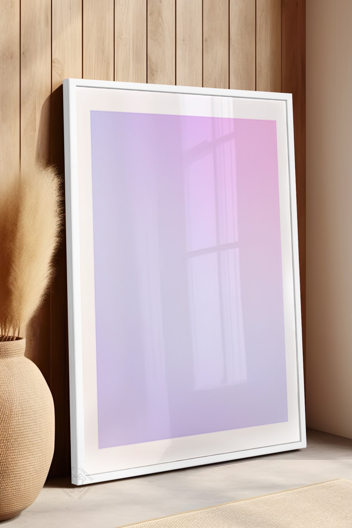 Aura Serisi Beyaz Çerçeveli Poster, Tablo No:24