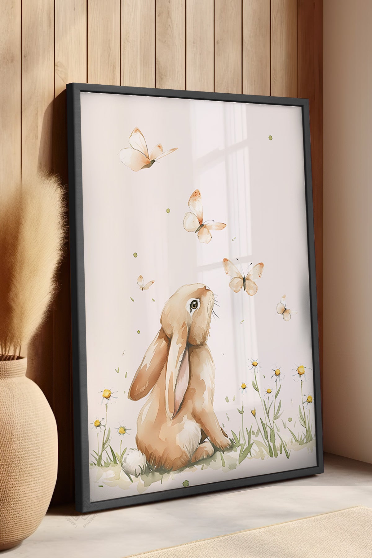 Çocuk Odası, Bebek Odası Siyah Çerçeveli Poster, Tablo No:86