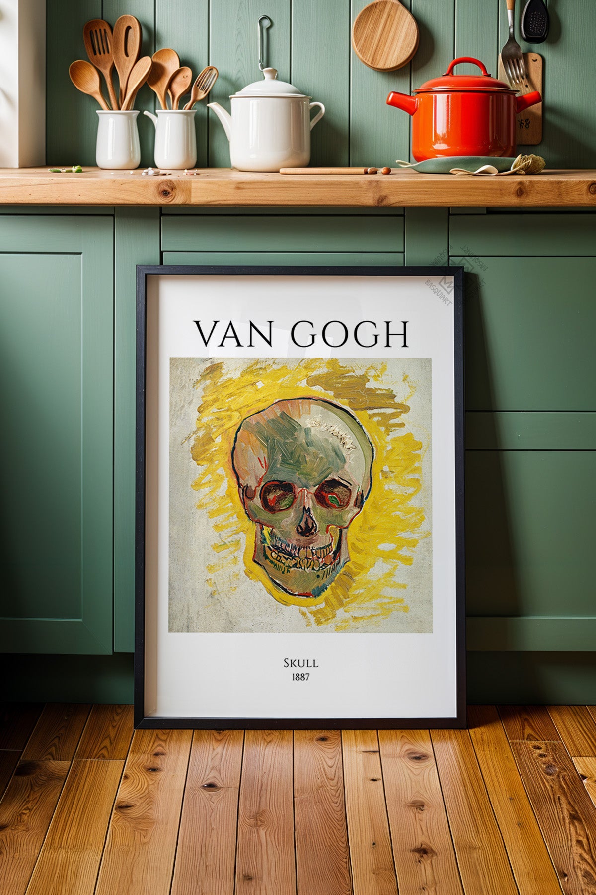 Vincent Van Gogh Serisi Siyah Çerçeveli Poster, Tablo Duvar Dekoru No:30