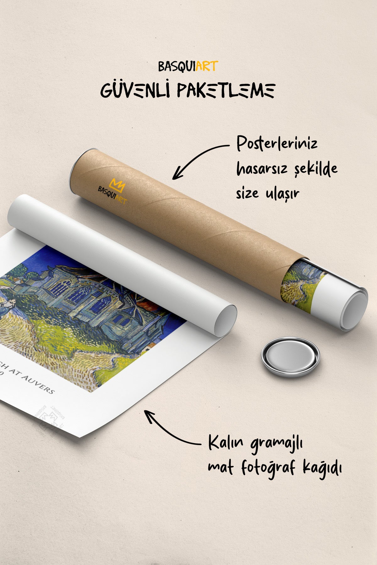 Vincent Van Gogh Serisi Poster, Duvar Dekoru No:12