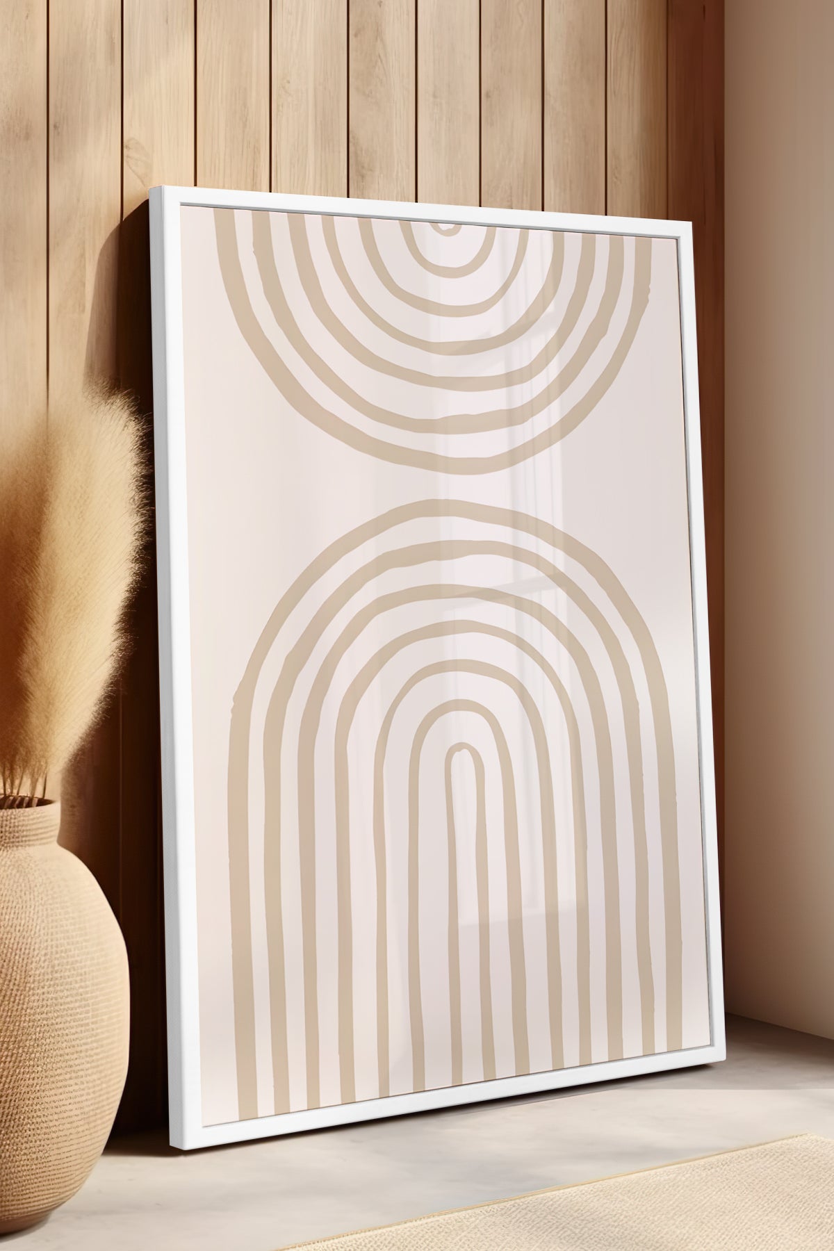 Bohemian Serisi Beyaz Çerçeveli Poster, Tablo No:25