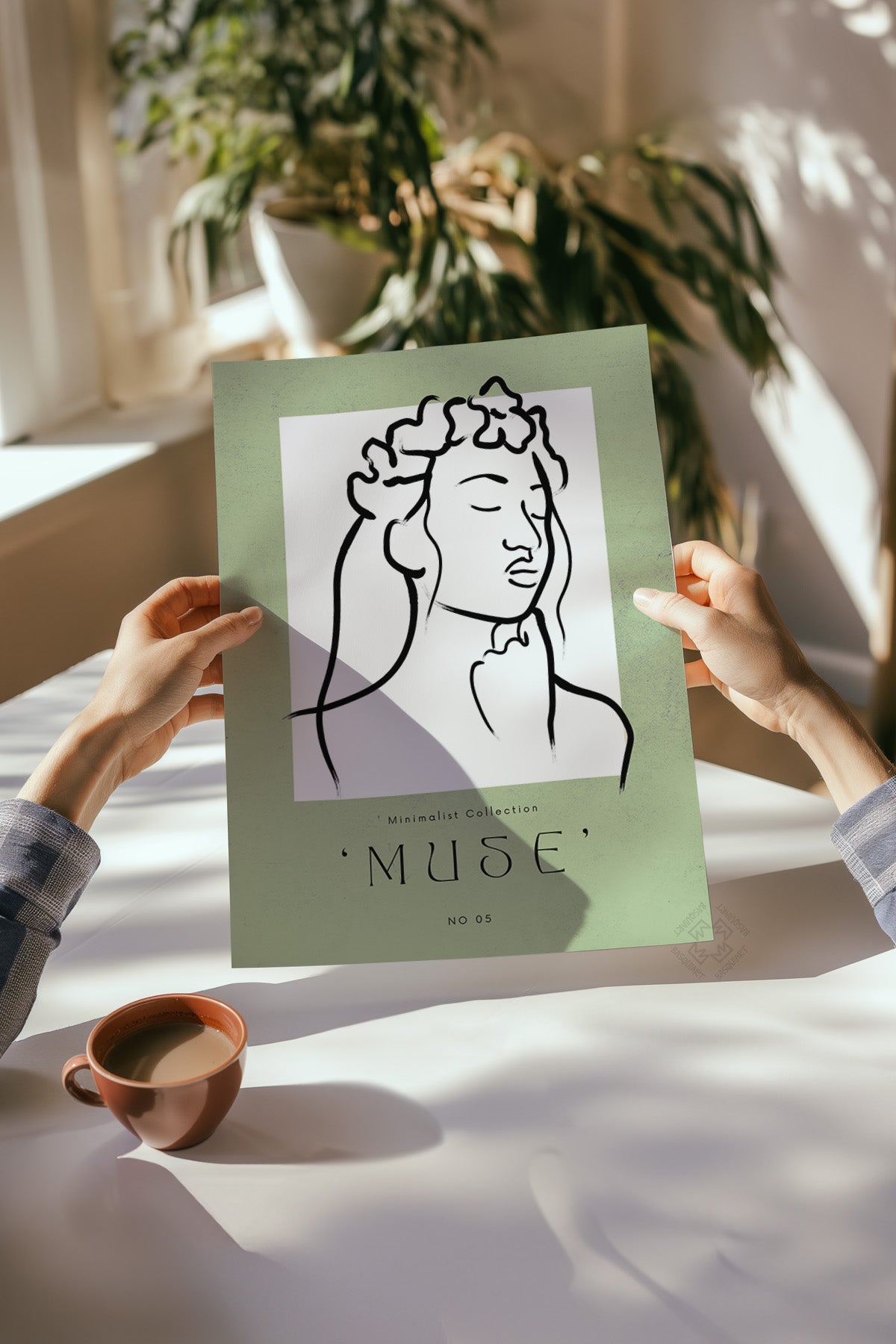 Boho Tarzı 4'lü Poster Seti, Duvar Dekoru No:4