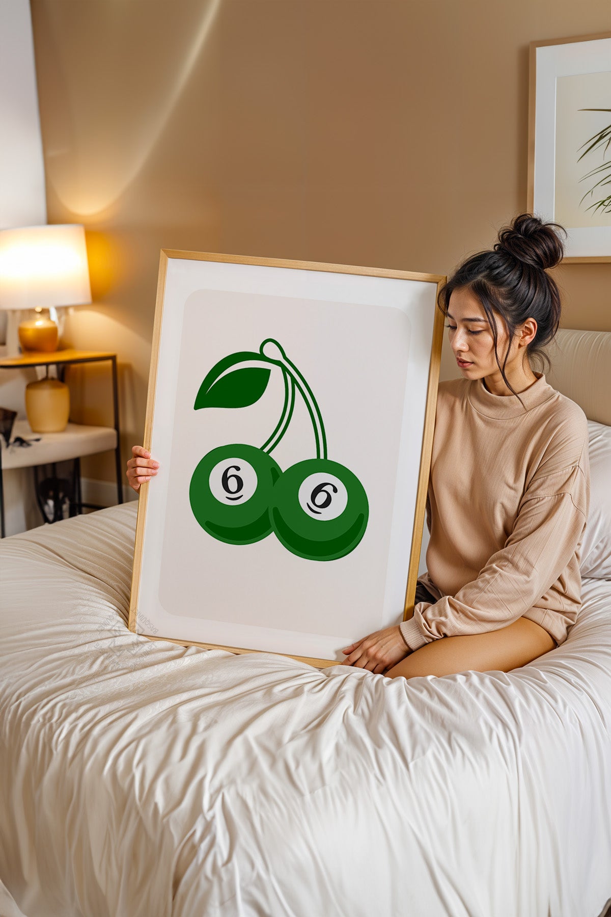 Lucky You Serisi Ahşap Çerçeveli Poster, Tablo Duvar Dekoru No:137