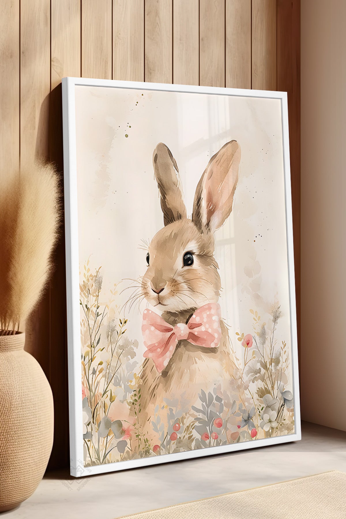 Çocuk Odası, Bebek Odası Beyaz Çerçeveli Poster, Tablo No:92