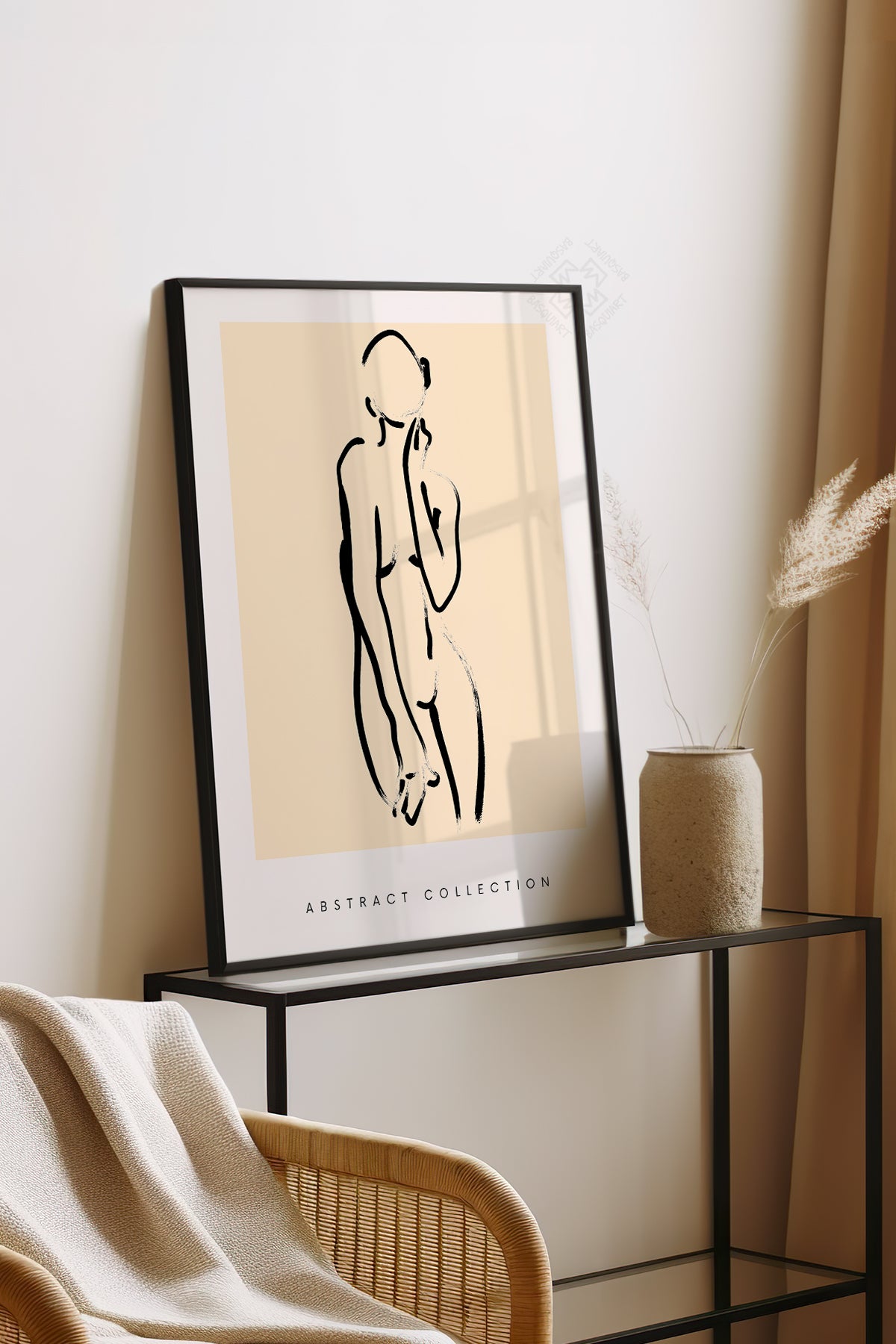 Bohemian Serisi Siyah Çerçeveli Poster, Tablo No:92