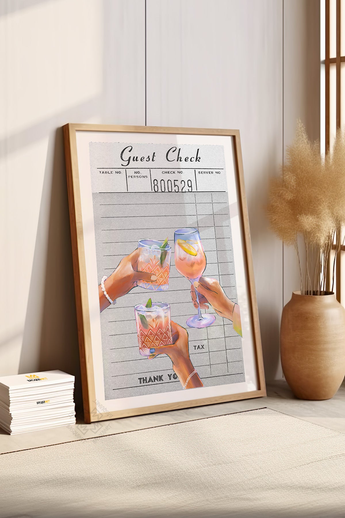 Lucky You Serisi Ahşap Çerçeveli Poster, Tablo Duvar Dekoru No:113
