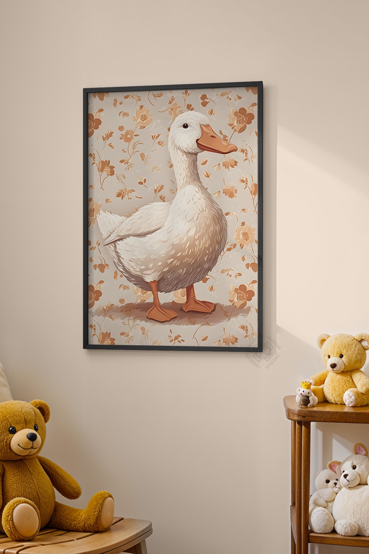Çocuk Odası, Bebek Odası Siyah Çerçeveli Poster, Tablo No:60