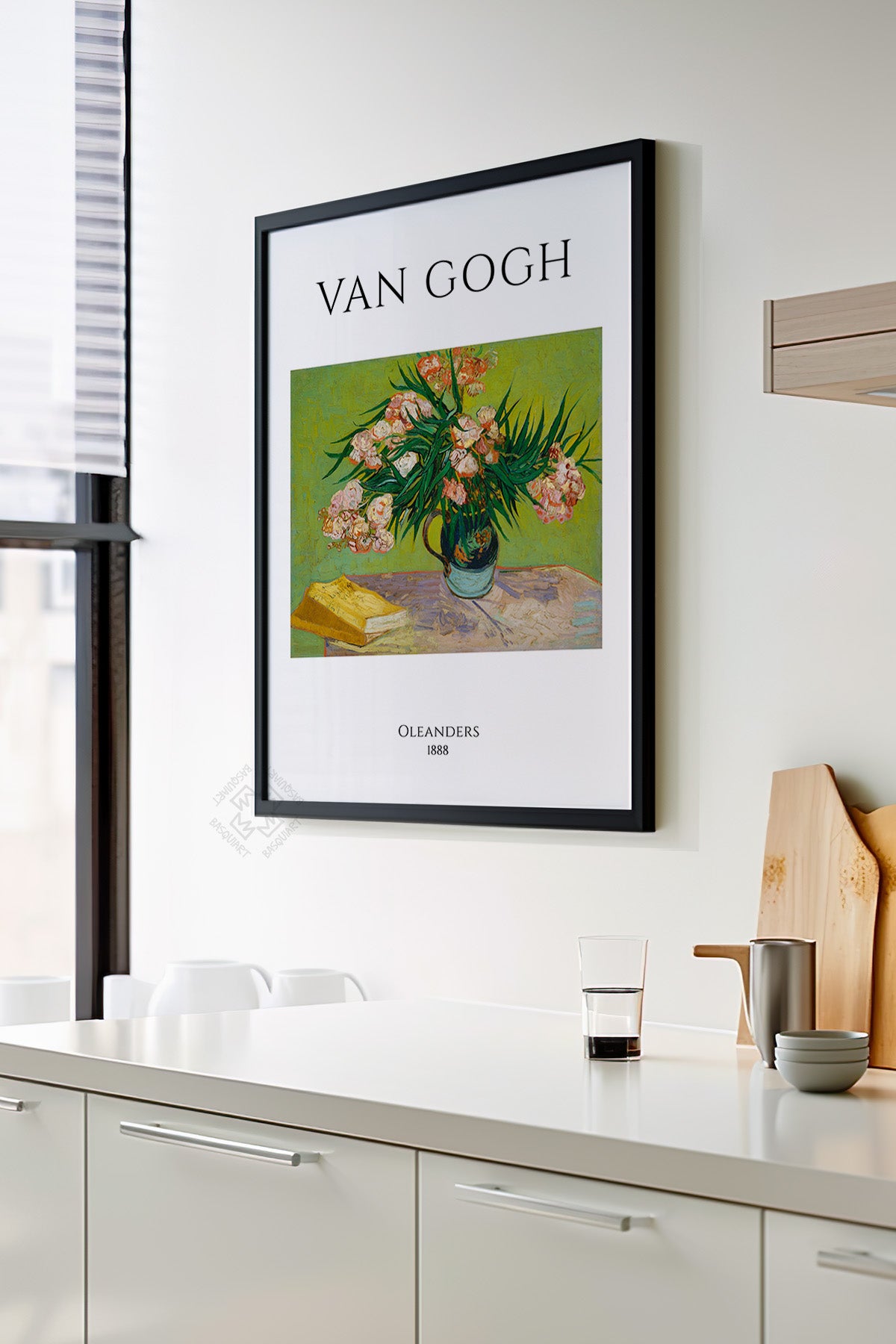 Vincent Van Gogh Serisi Siyah Çerçeveli Poster, Tablo Duvar Dekoru No:9