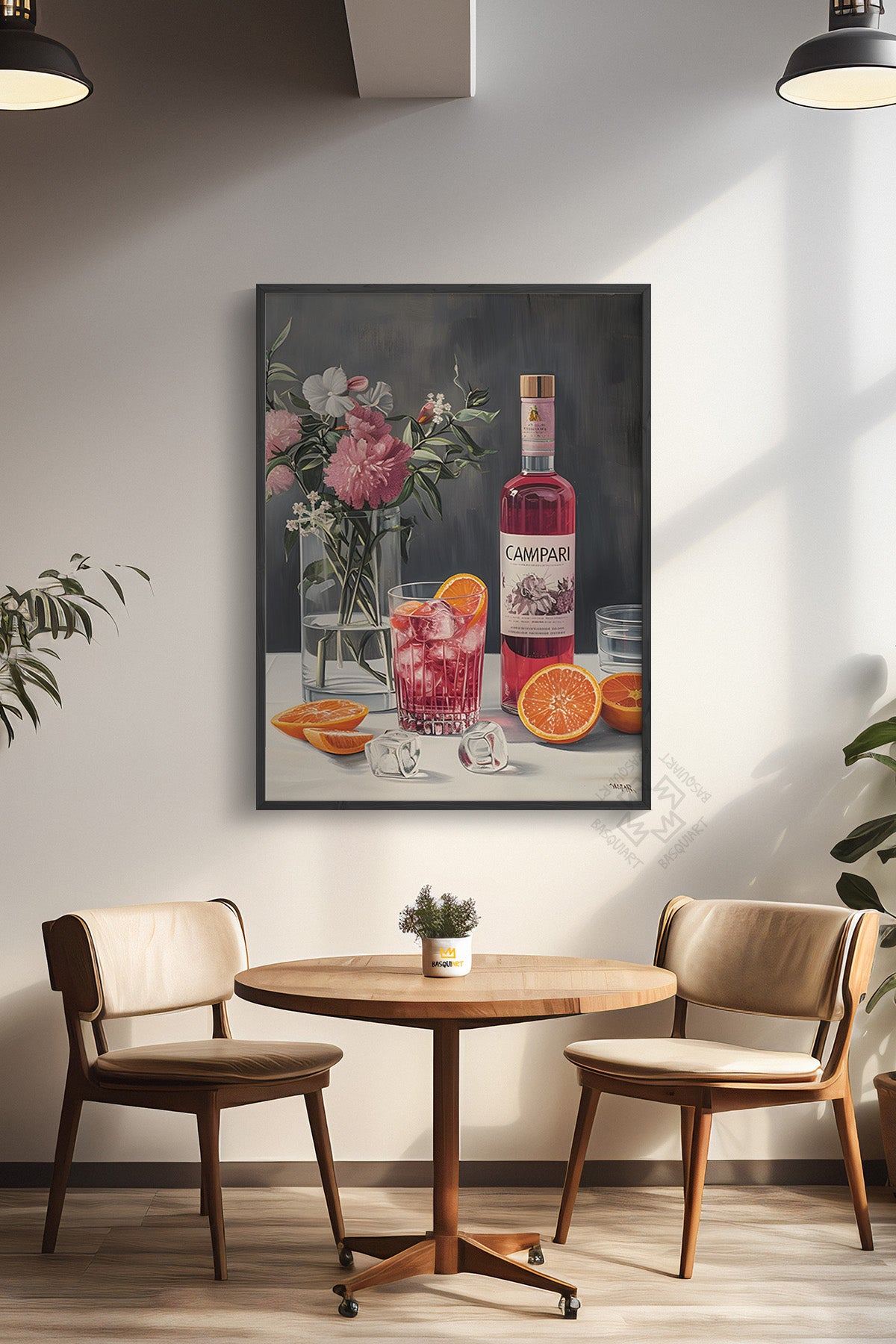 Kokteyl Serisi Siyah Çerçeveli Poster, Tablo, Cafe, Restoran, Mutfak Duvar Dekoru No:59