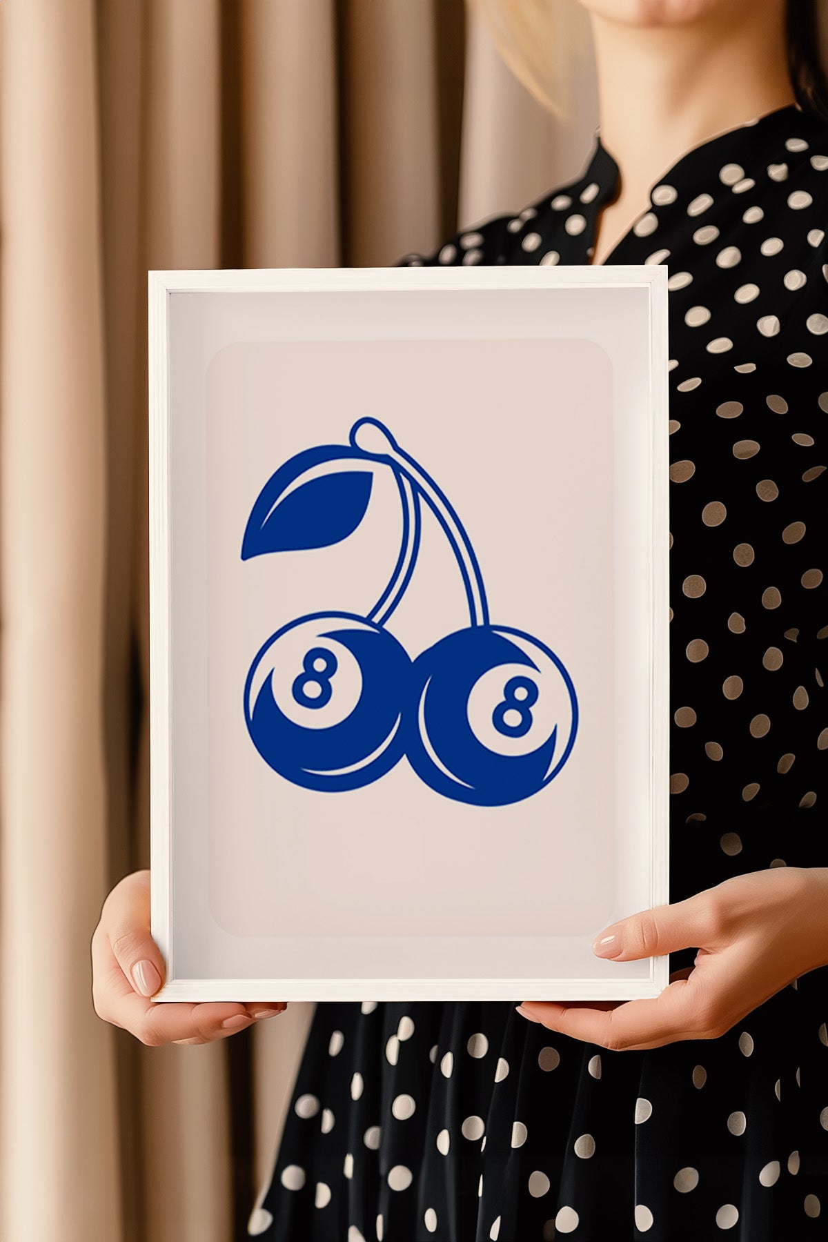 Lucky You Serisi Beyaz Çerçeveli Poster, Tablo Duvar Dekoru No:33