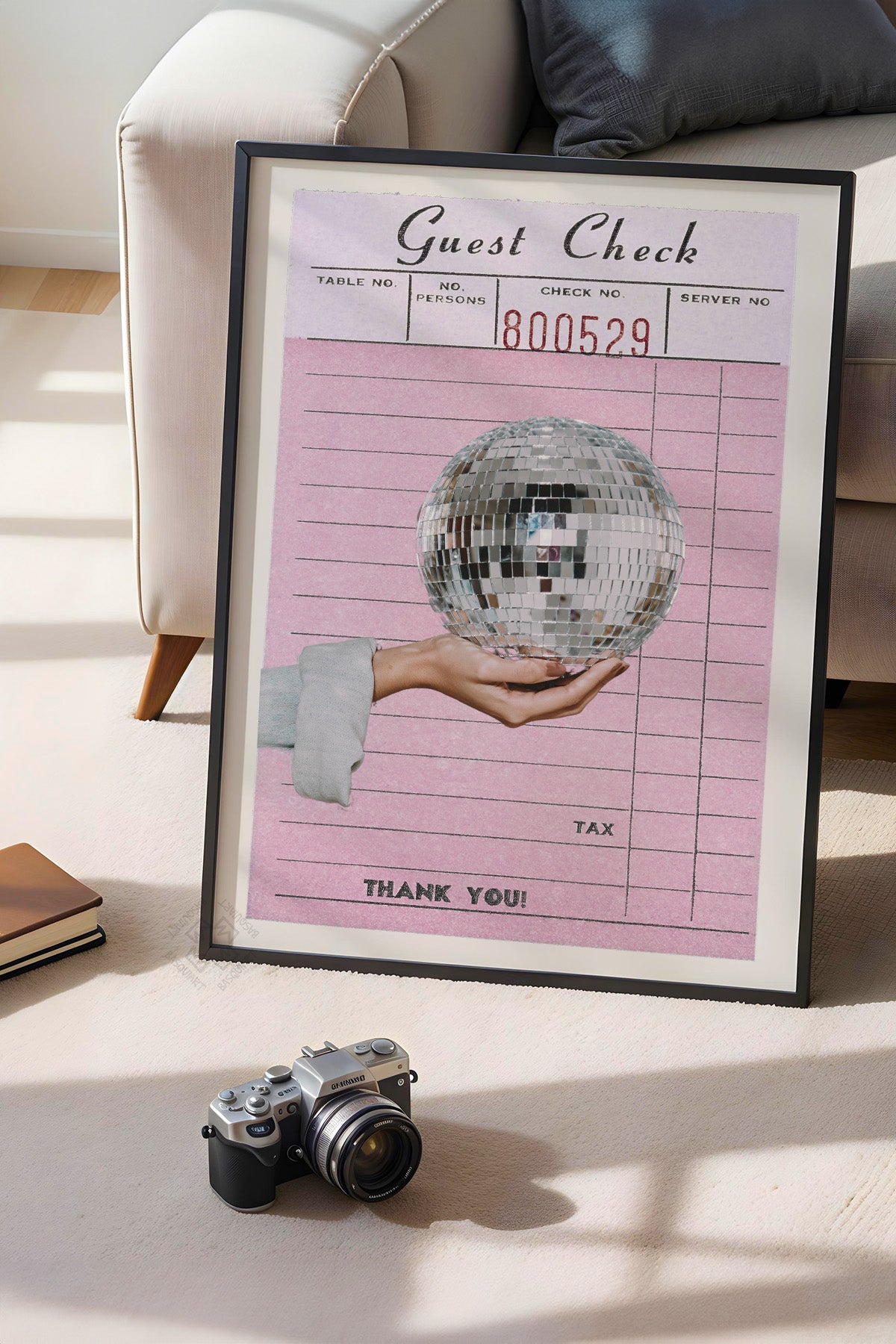 Lucky You Serisi Siyah Çerçeveli Poster, Tablo Duvar Dekoru No:50