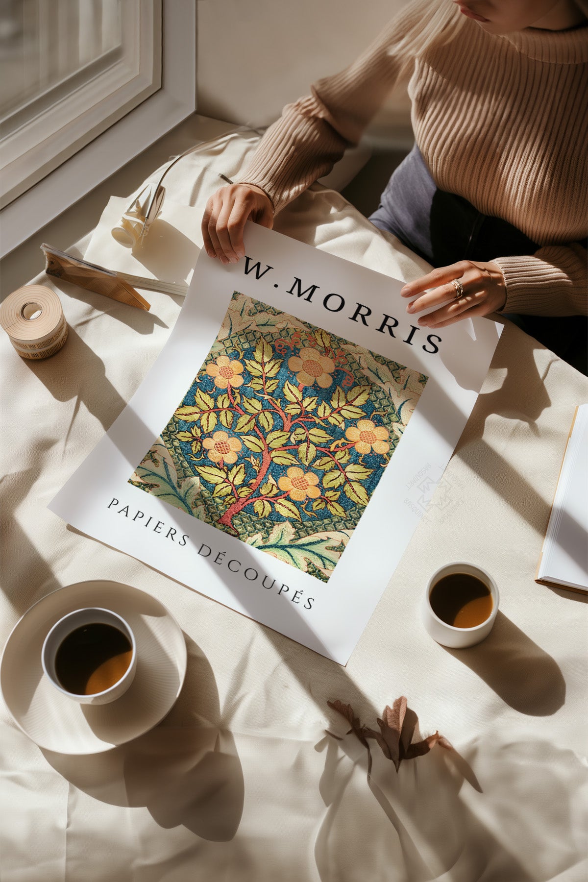 Morris Sanatsal Dekorasyon 3'lü Poster Seti, Duvar Dekoru No:7