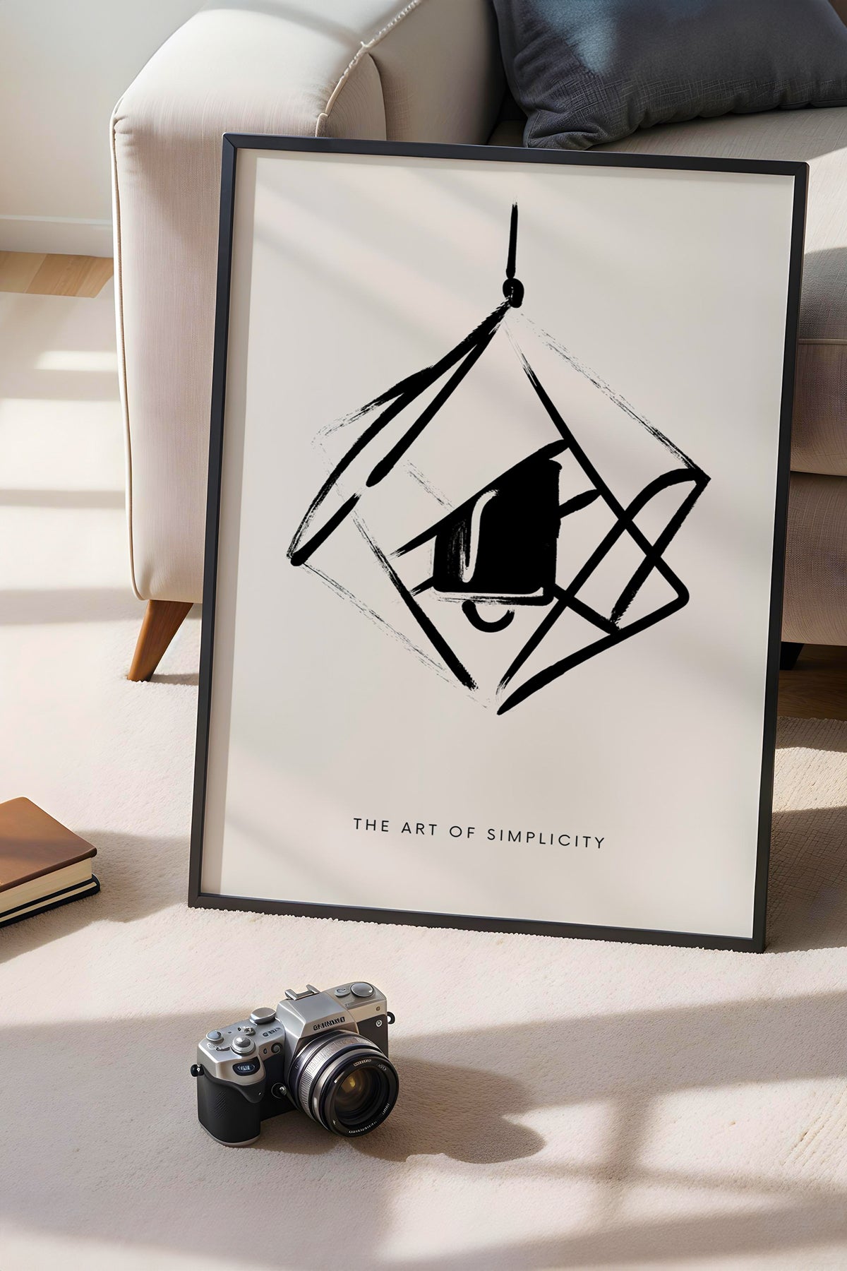 Bohemian Serisi Siyah Çerçeveli Poster, Tablo No:76