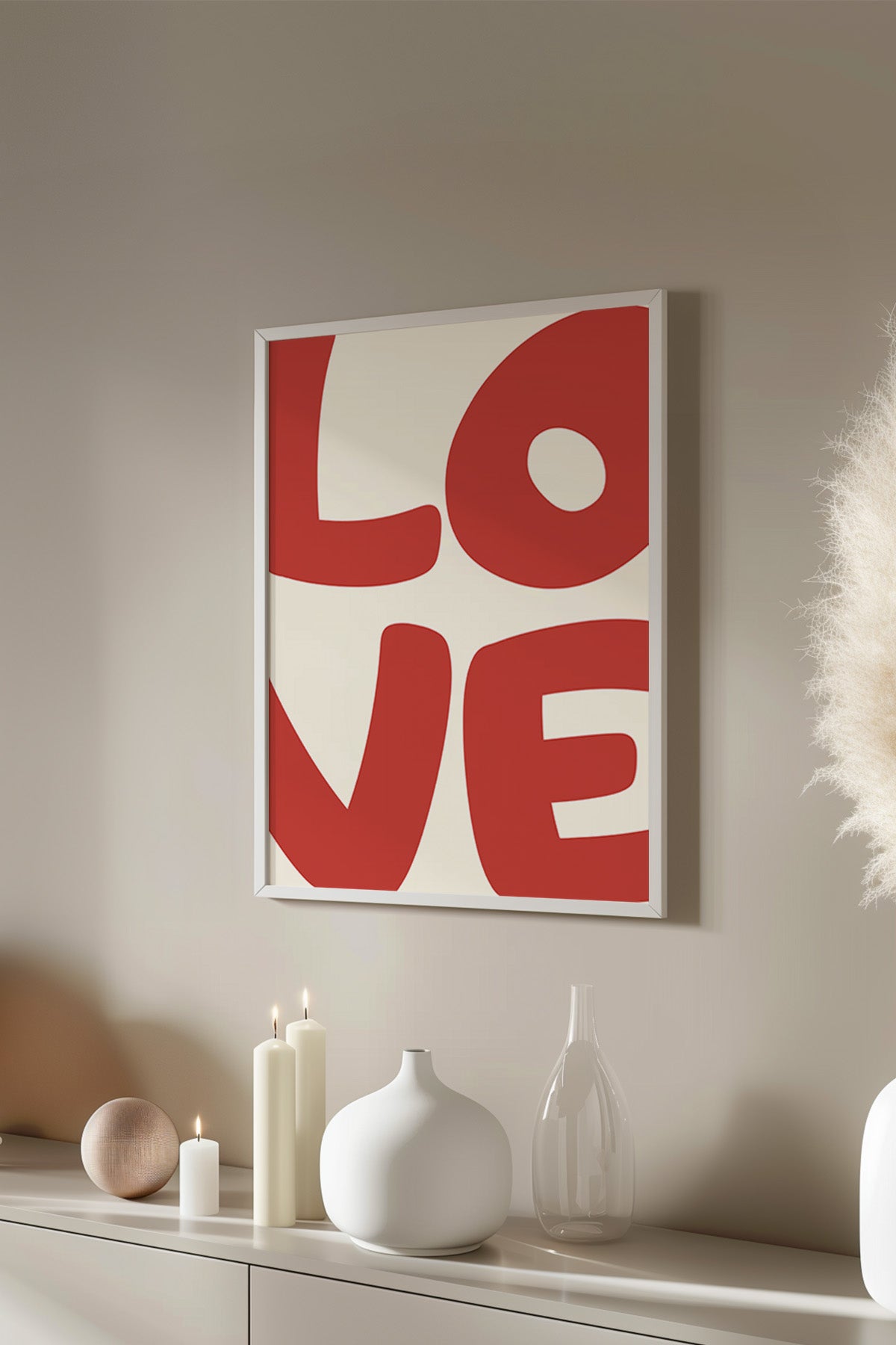 Lucky You Serisi Beyaz Çerçeveli Poster, Tablo Duvar Dekoru No:64
