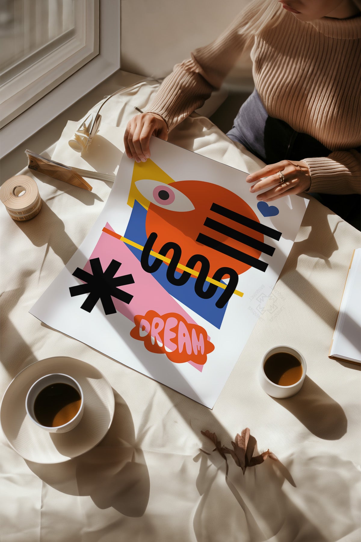 Bauhaus Serisi Poster, Duvar Dekoru No:7