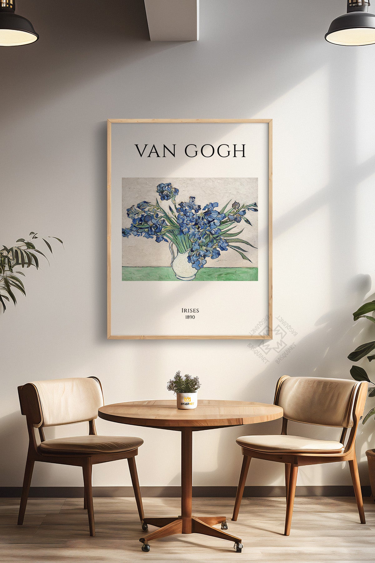 Vincent Van Gogh Serisi Ahşap Çerçeveli Poster, Tablo Duvar Dekoru No:3