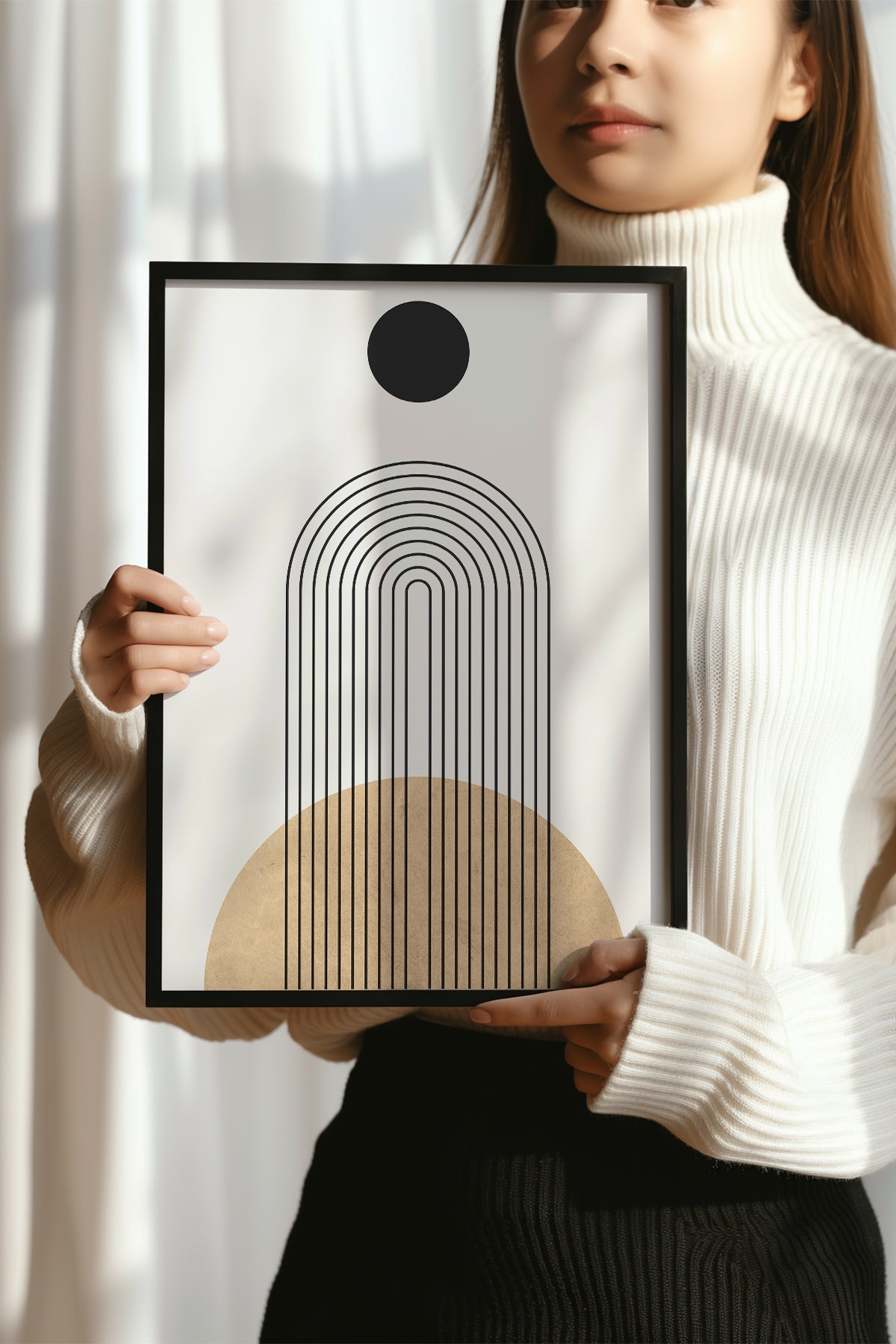 Bohemian Serisi Siyah Çerçeveli Poster, Tablo No:2