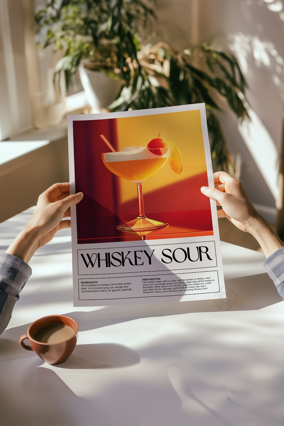 Kokteyl Temalı 6'lı Poster Seti, Duvar Dekoru No:20