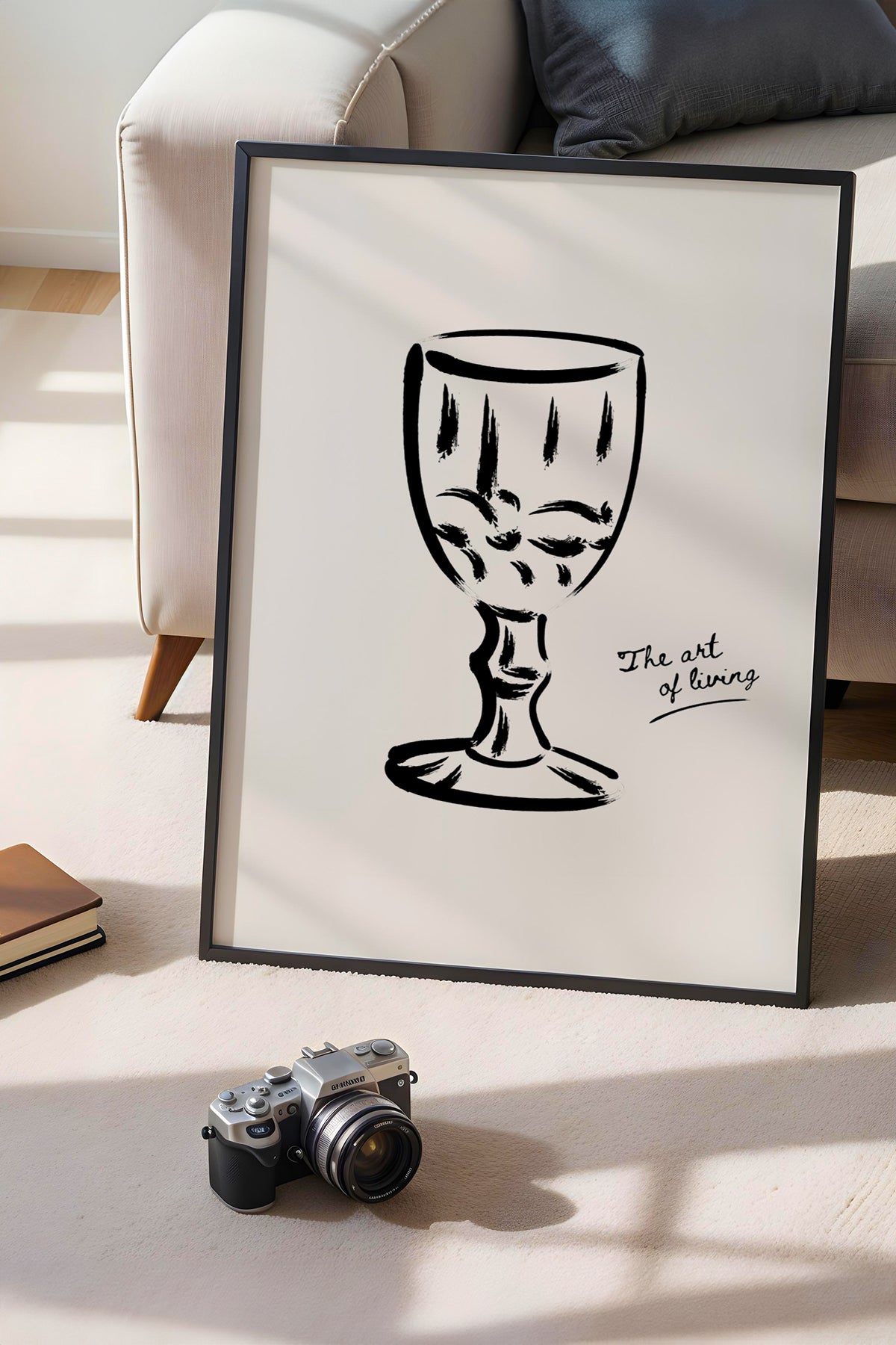 Bohemian Serisi Siyah Çerçeveli Poster, Tablo No:73