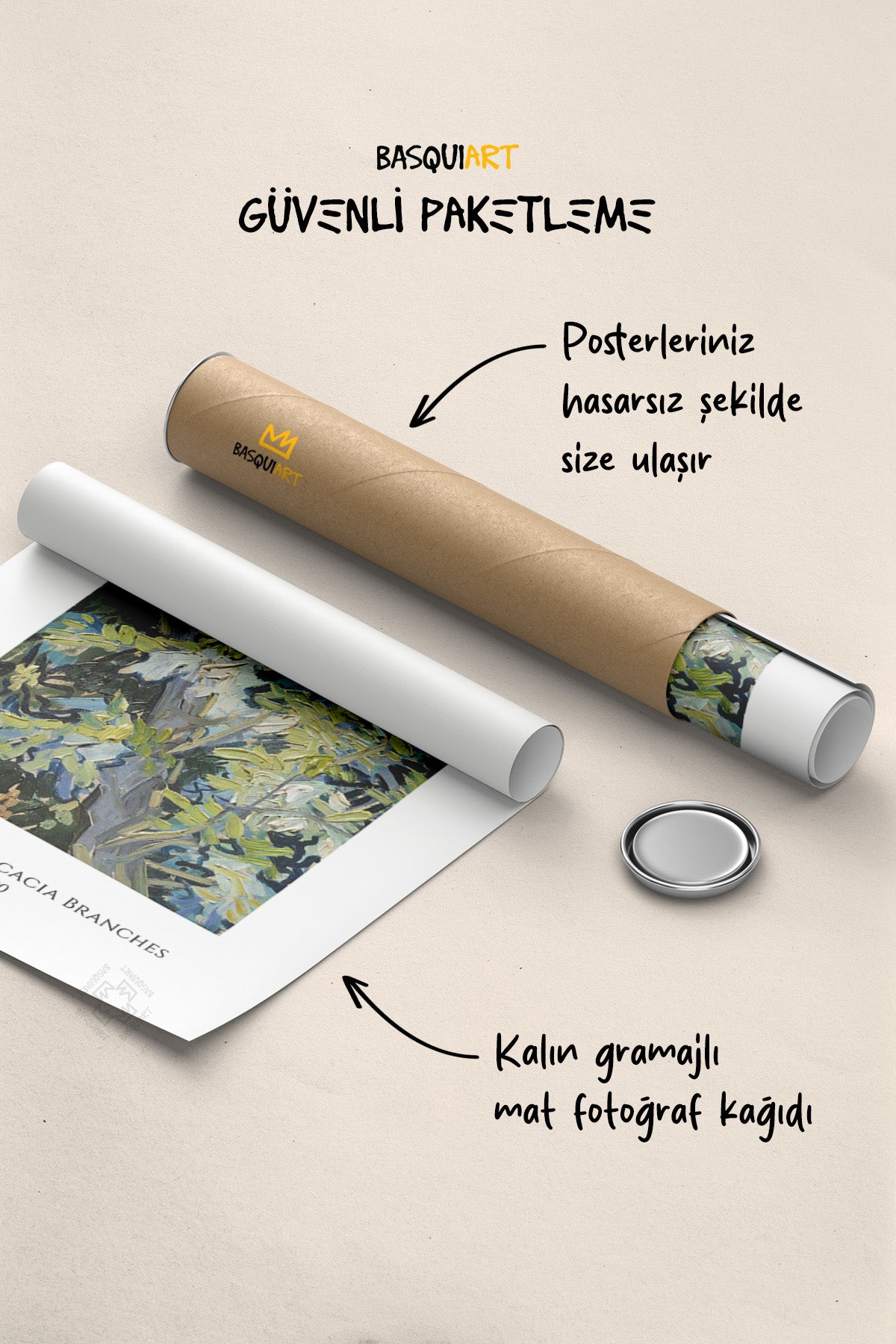 Vincent Van Gogh Serisi Poster, Duvar Dekoru No:16