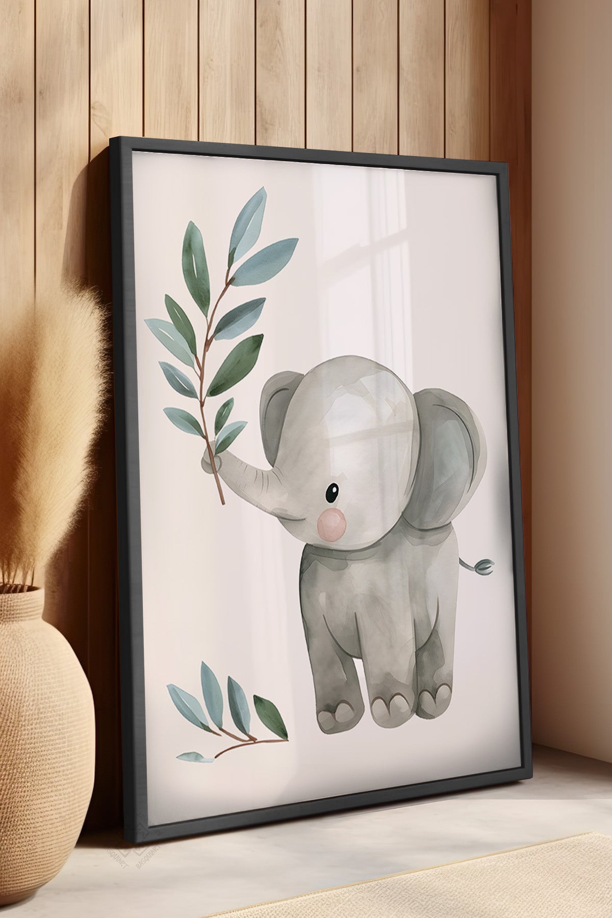 Çocuk Odası, Bebek Odası Siyah Çerçeveli Poster, Tablo No:84