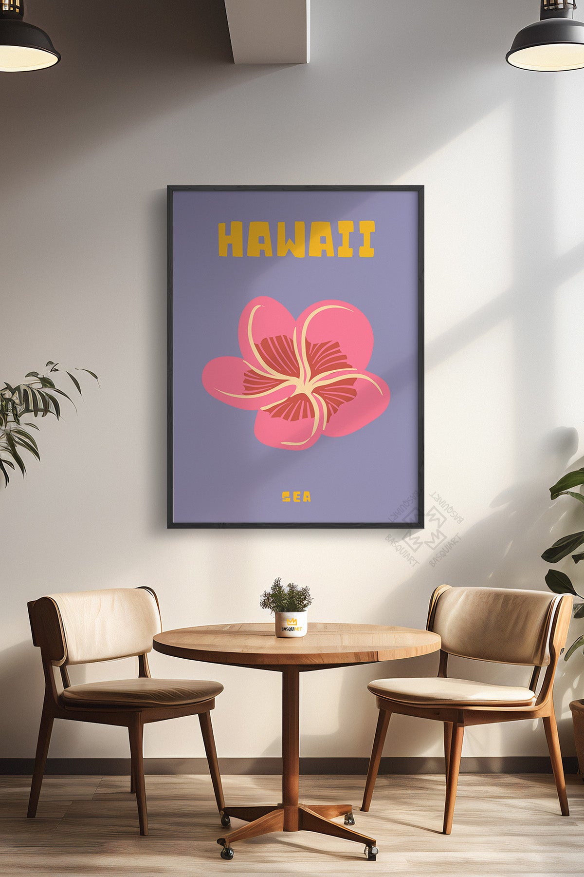 Şehir Serisi Siyah Çerçeveli Poster, Tablo Duvar Dekoru No:24