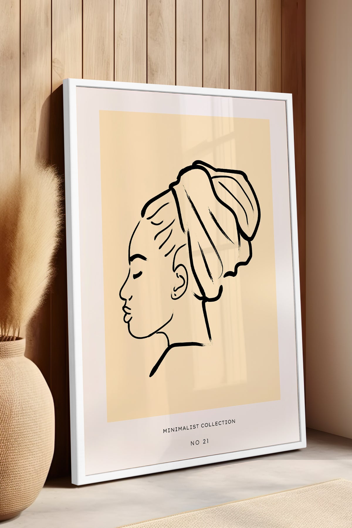 Bohemian Serisi Beyaz Çerçeveli Poster, Tablo No:97