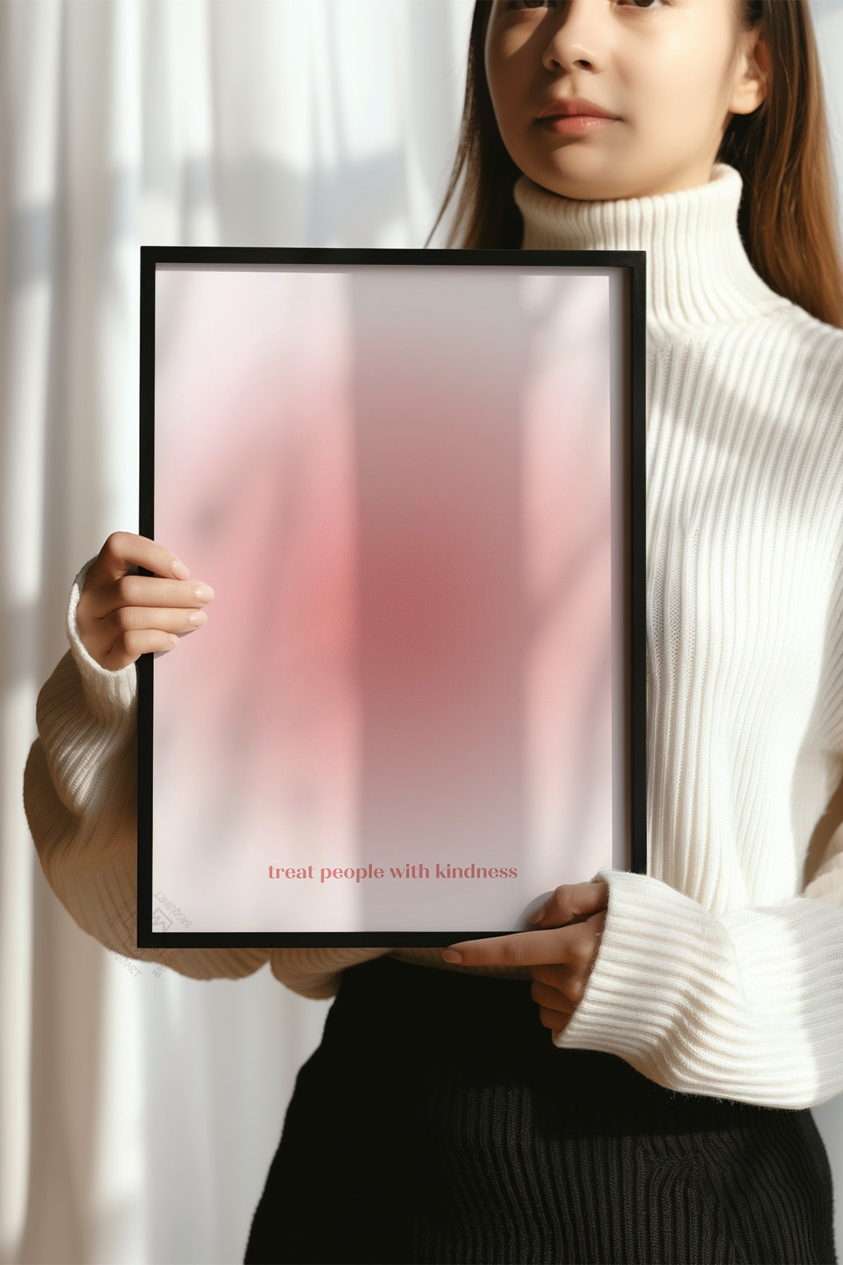 Aura Serisi Siyah Çerçeveli Poster, Tablo No:182