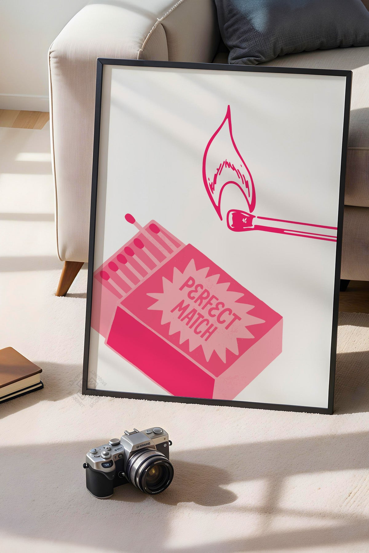 Lucky You Serisi Siyah Çerçeveli Poster, Tablo Duvar Dekoru No:85