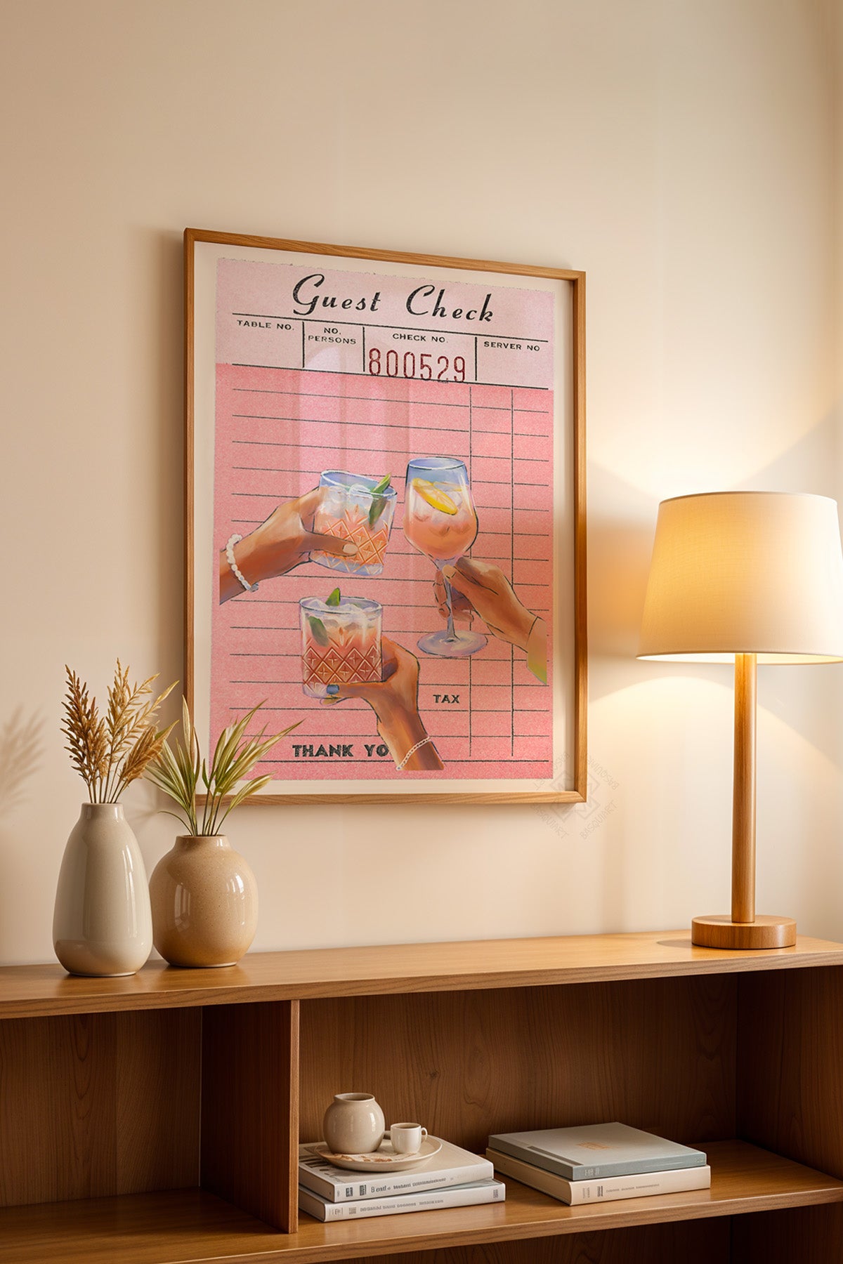 Lucky You Serisi Ahşap Çerçeveli Poster, Tablo Duvar Dekoru No:92