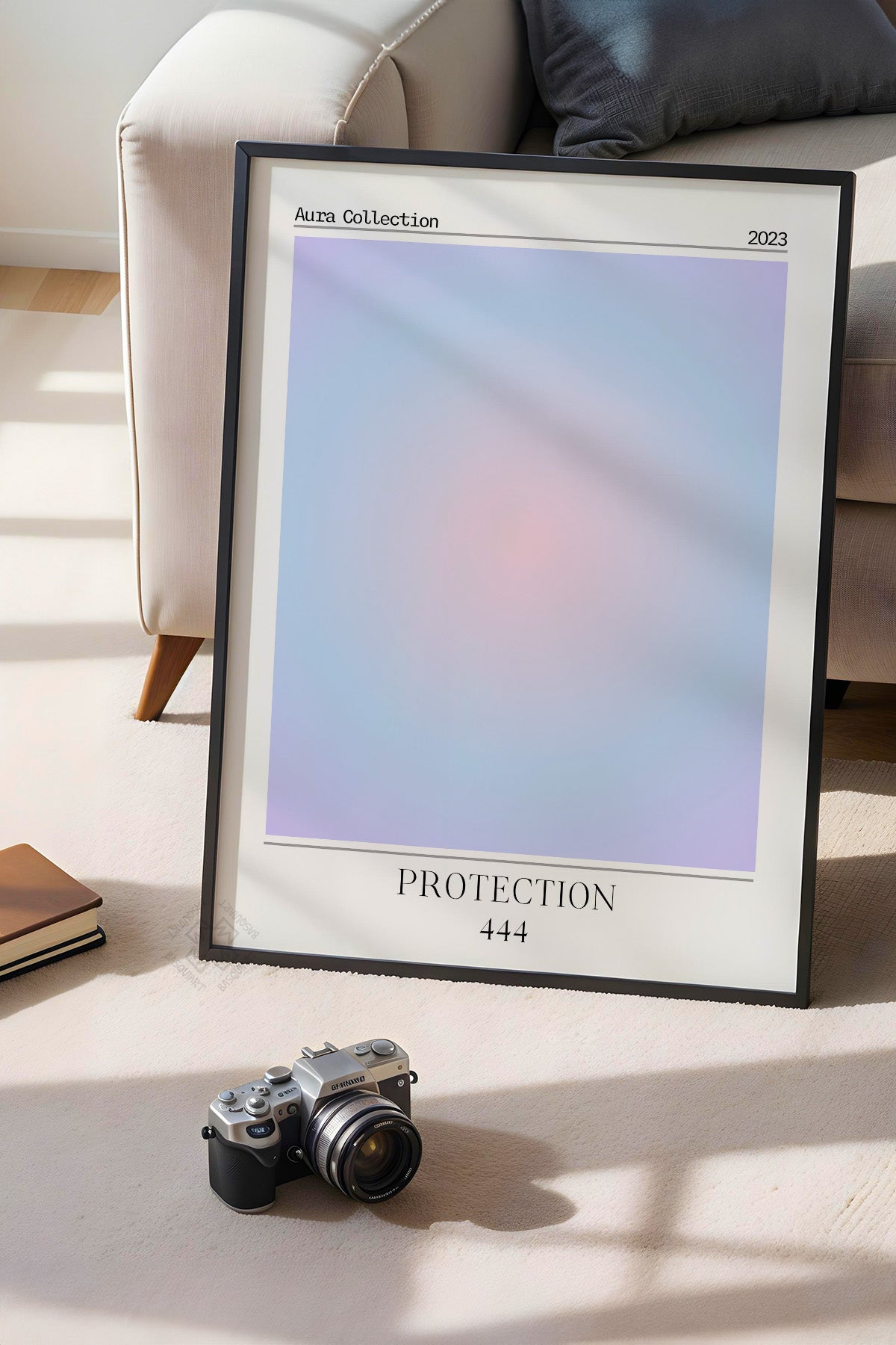 Aura Serisi Siyah Çerçeveli Poster, Tablo No:192