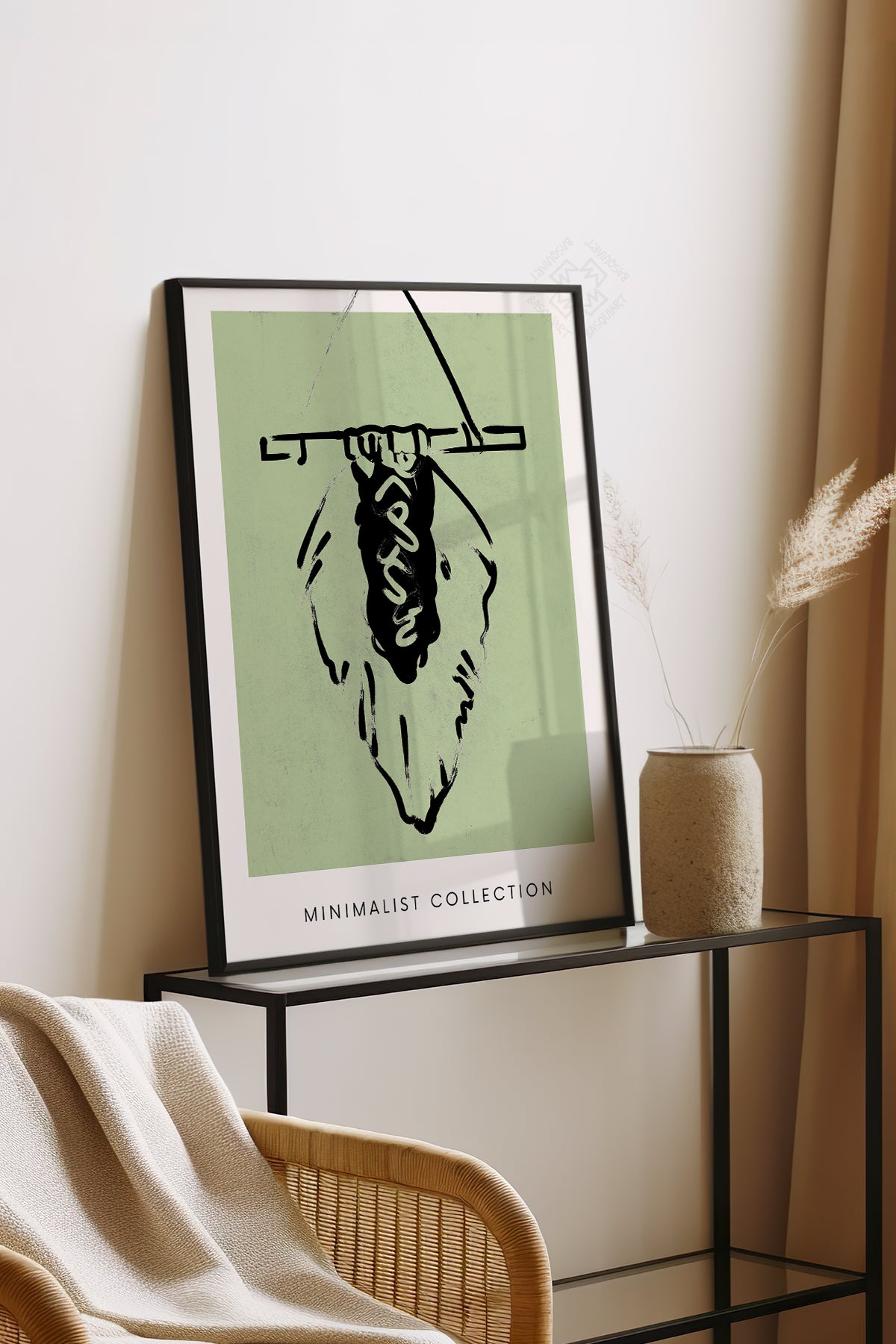Bohemian Serisi Siyah Çerçeveli Poster, Tablo No:57