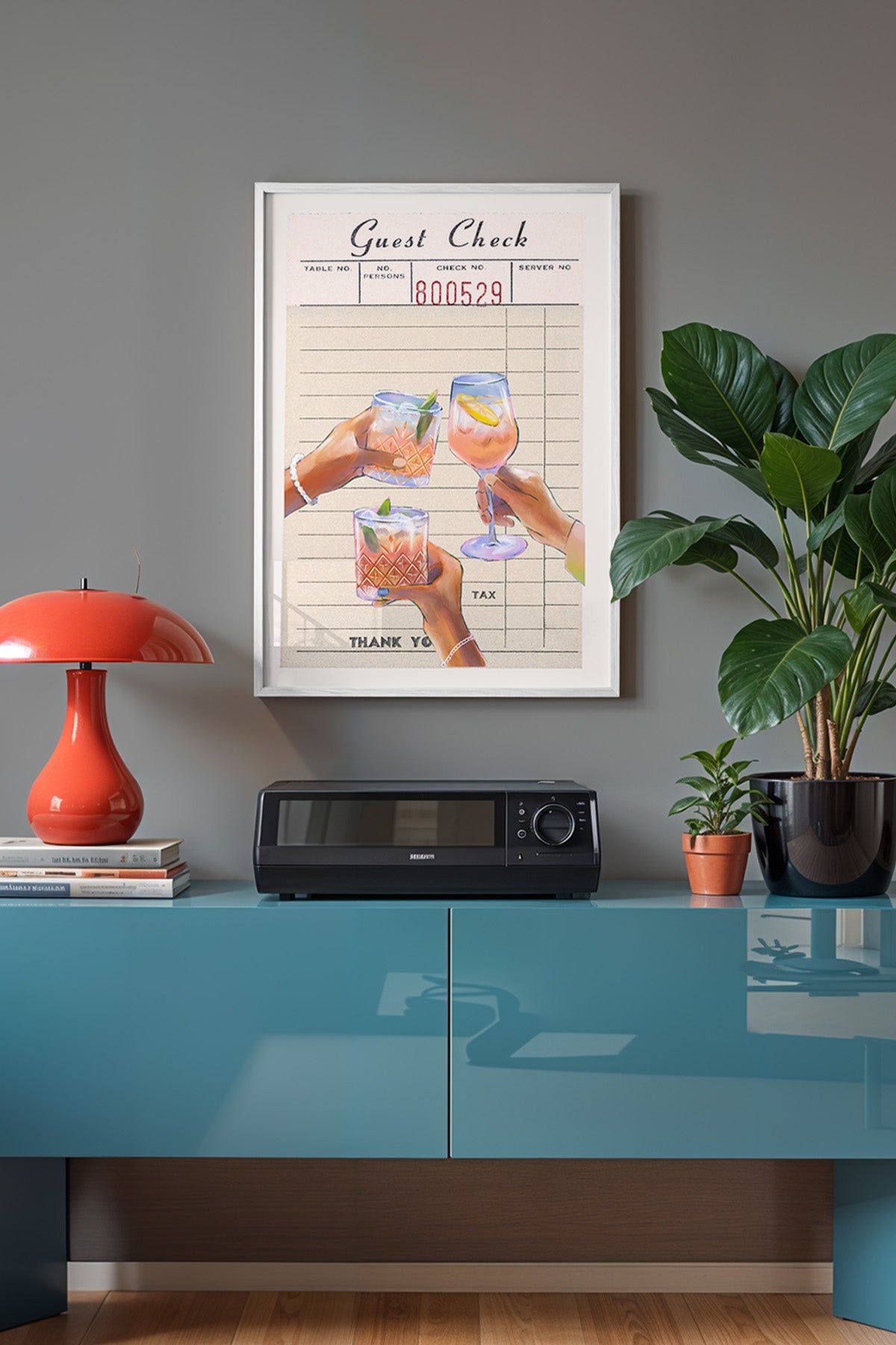 Lucky You Serisi Beyaz Çerçeveli Poster, Tablo Duvar Dekoru No:13