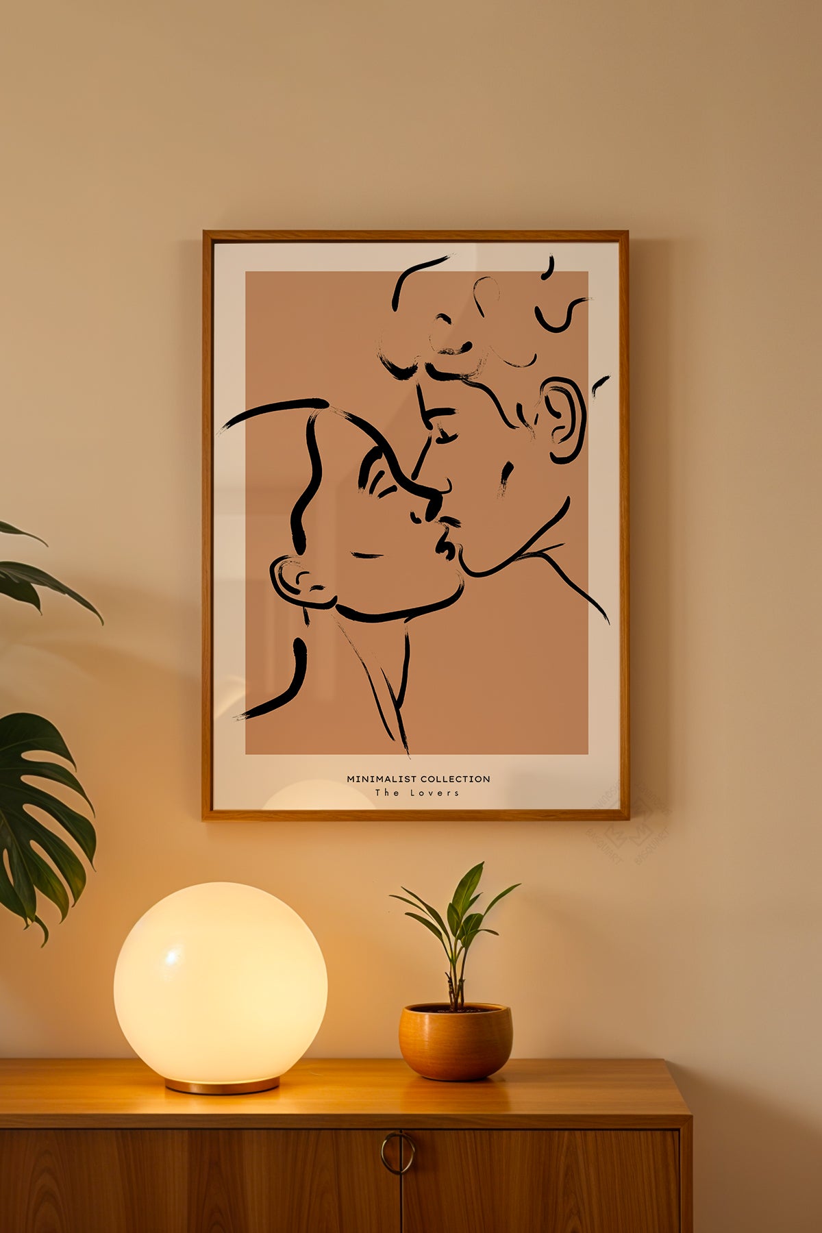 Bohemian Serisi Ahşap Çerçeveli Poster, Tablo No:105