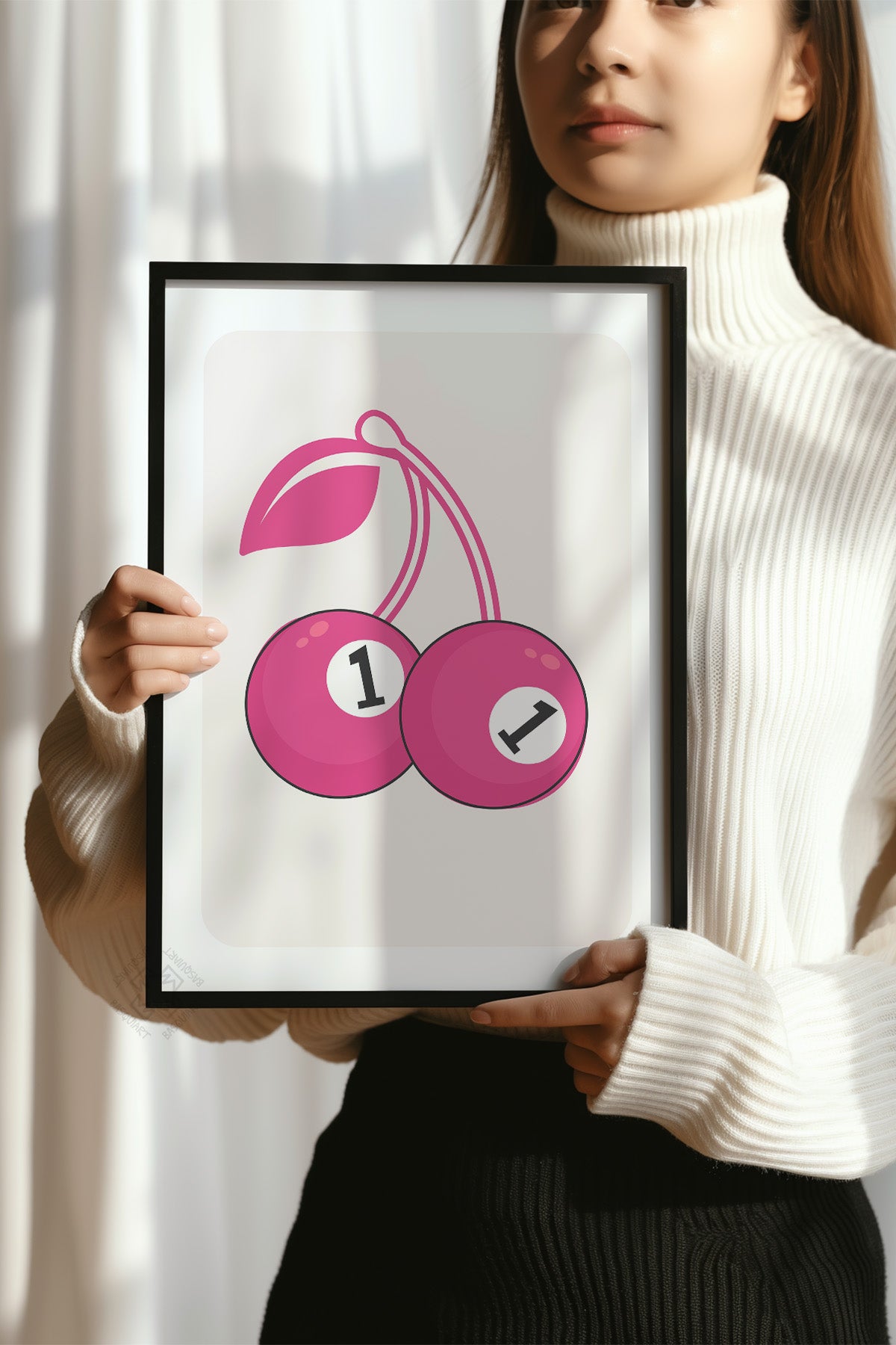 Lucky You Serisi Siyah Çerçeveli Poster, Tablo Duvar Dekoru No:52