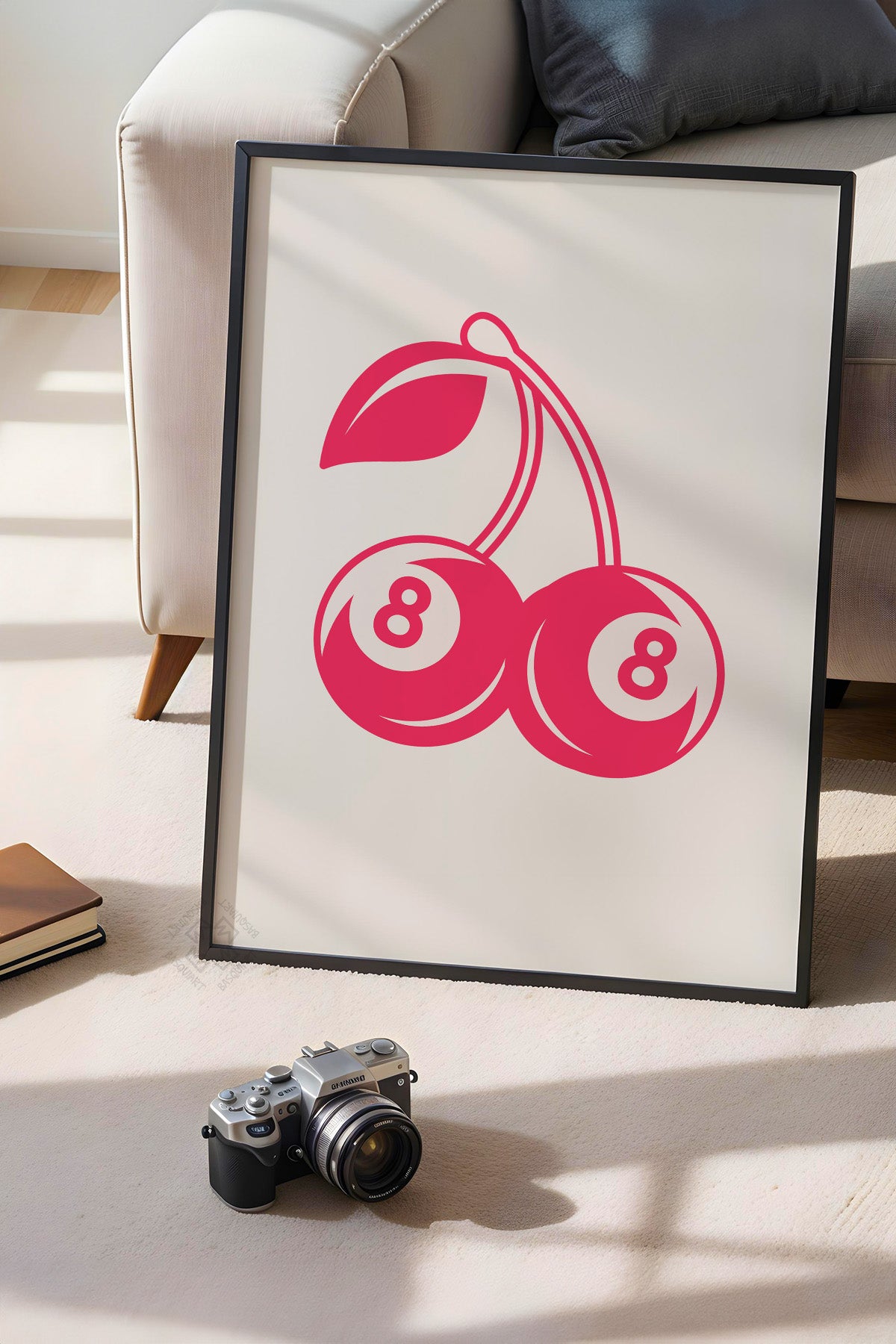 Lucky You Serisi Siyah Çerçeveli Poster, Tablo Duvar Dekoru No:93