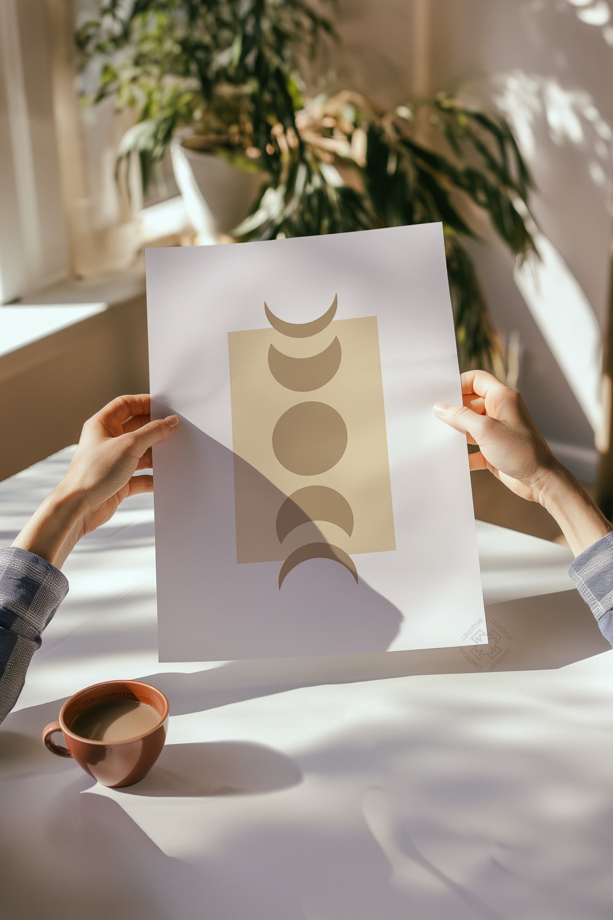 Bohem Desen 4'lü Poster Seti, Duvar Dekoru No:13